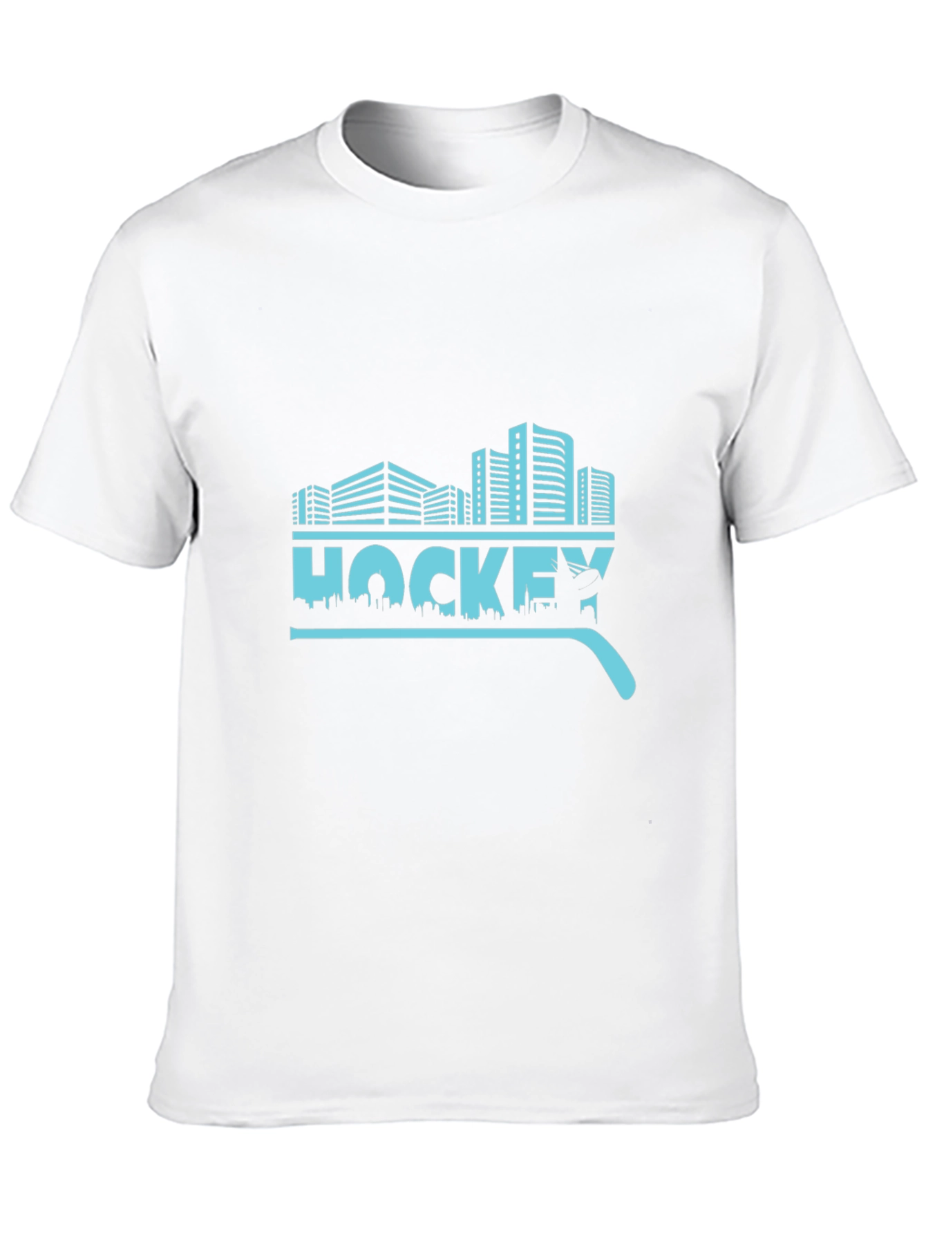 Urban Hockey T-Shirt - Cityscape Design