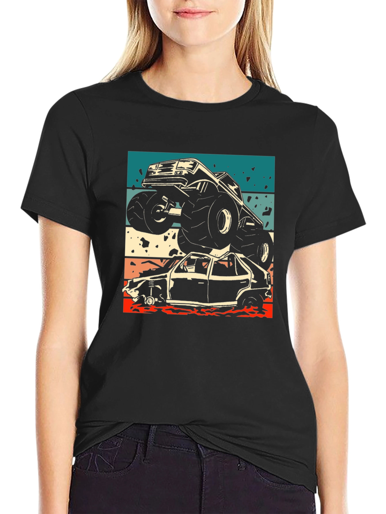 Monster Truck Rally Graphic T-Shirt