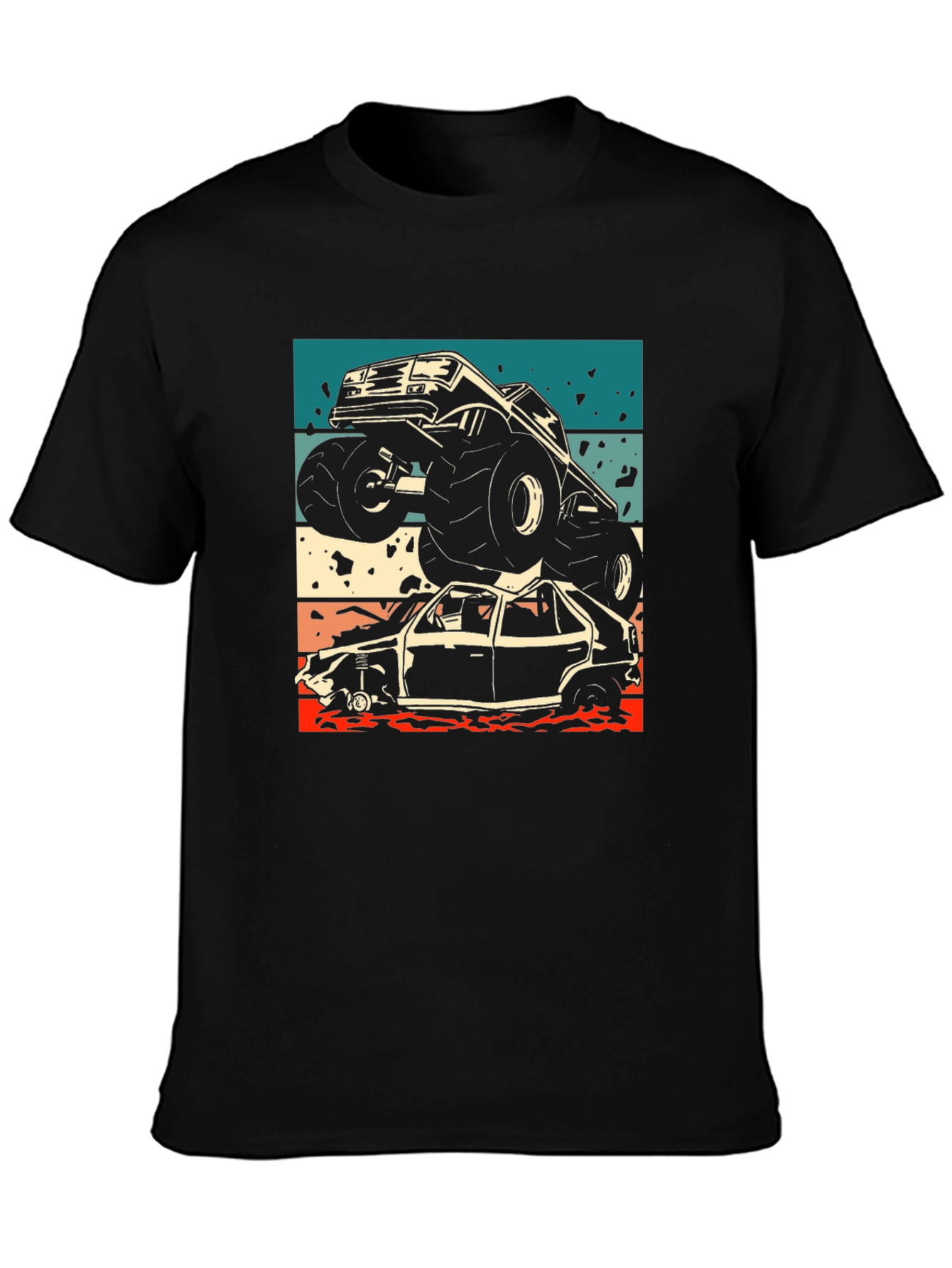 Monster Truck Rally Graphic T-Shirt