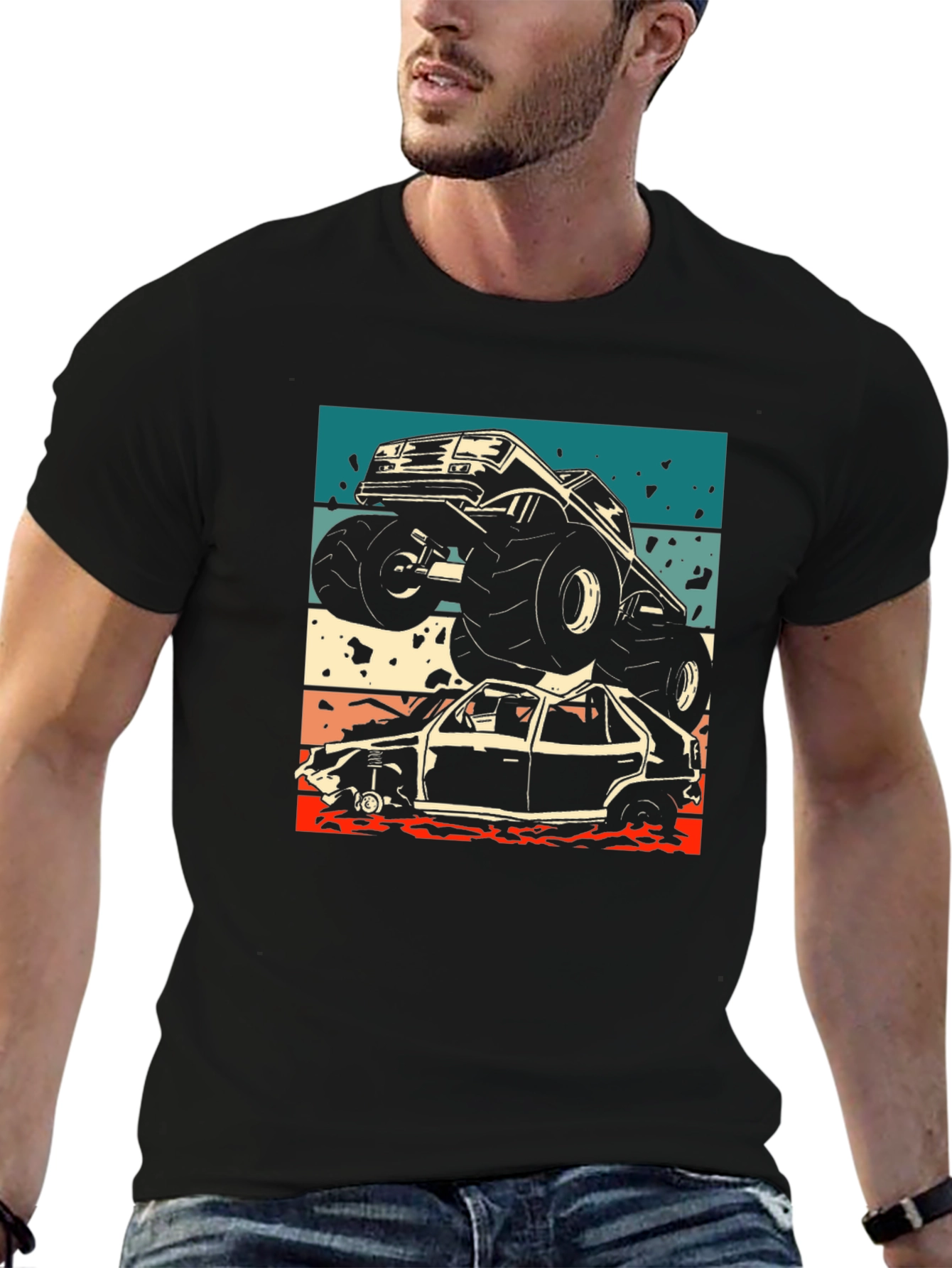 Monster Truck Rally Graphic T-Shirt