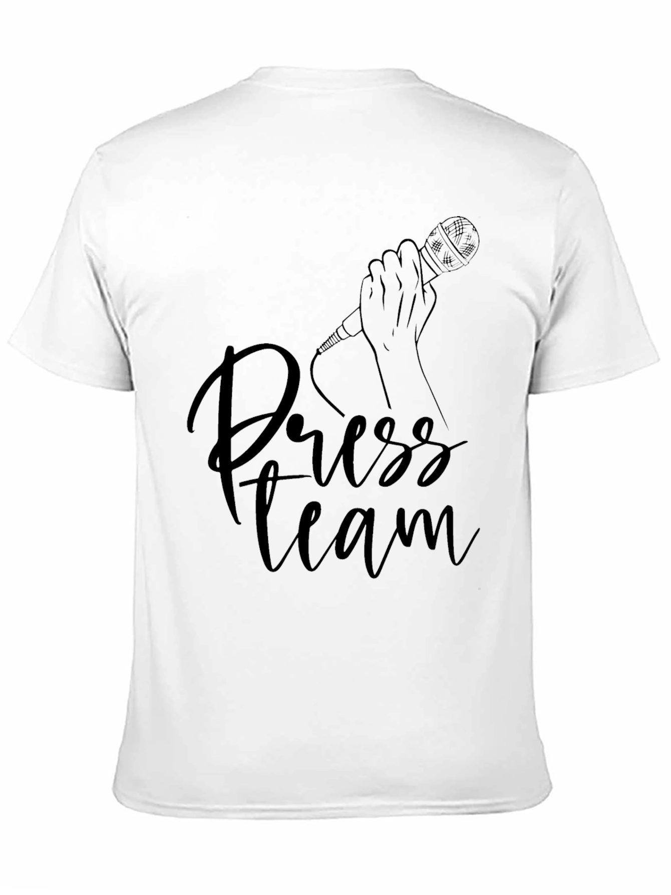 Press Team Black T-Shirt