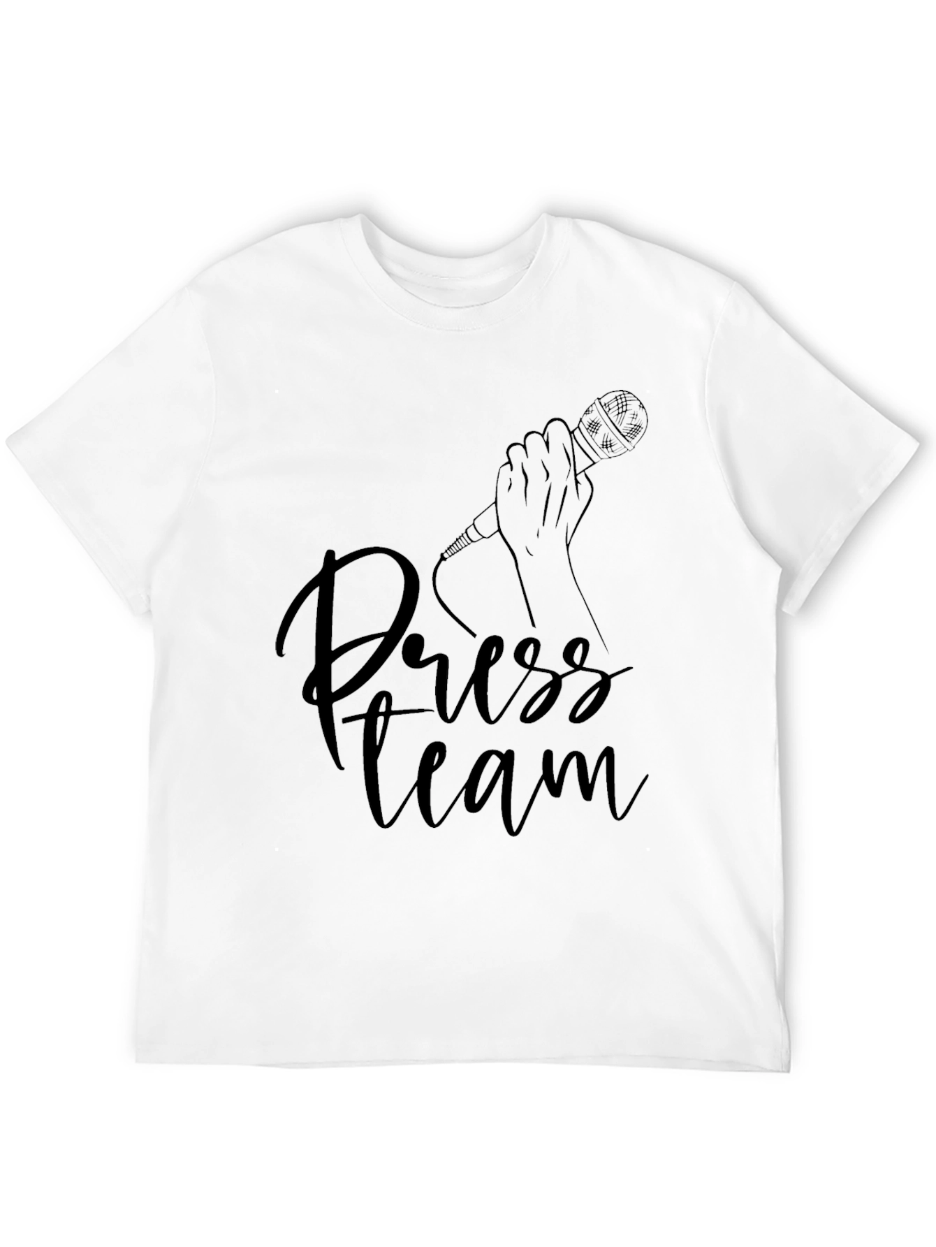 Press Team Black T-Shirt