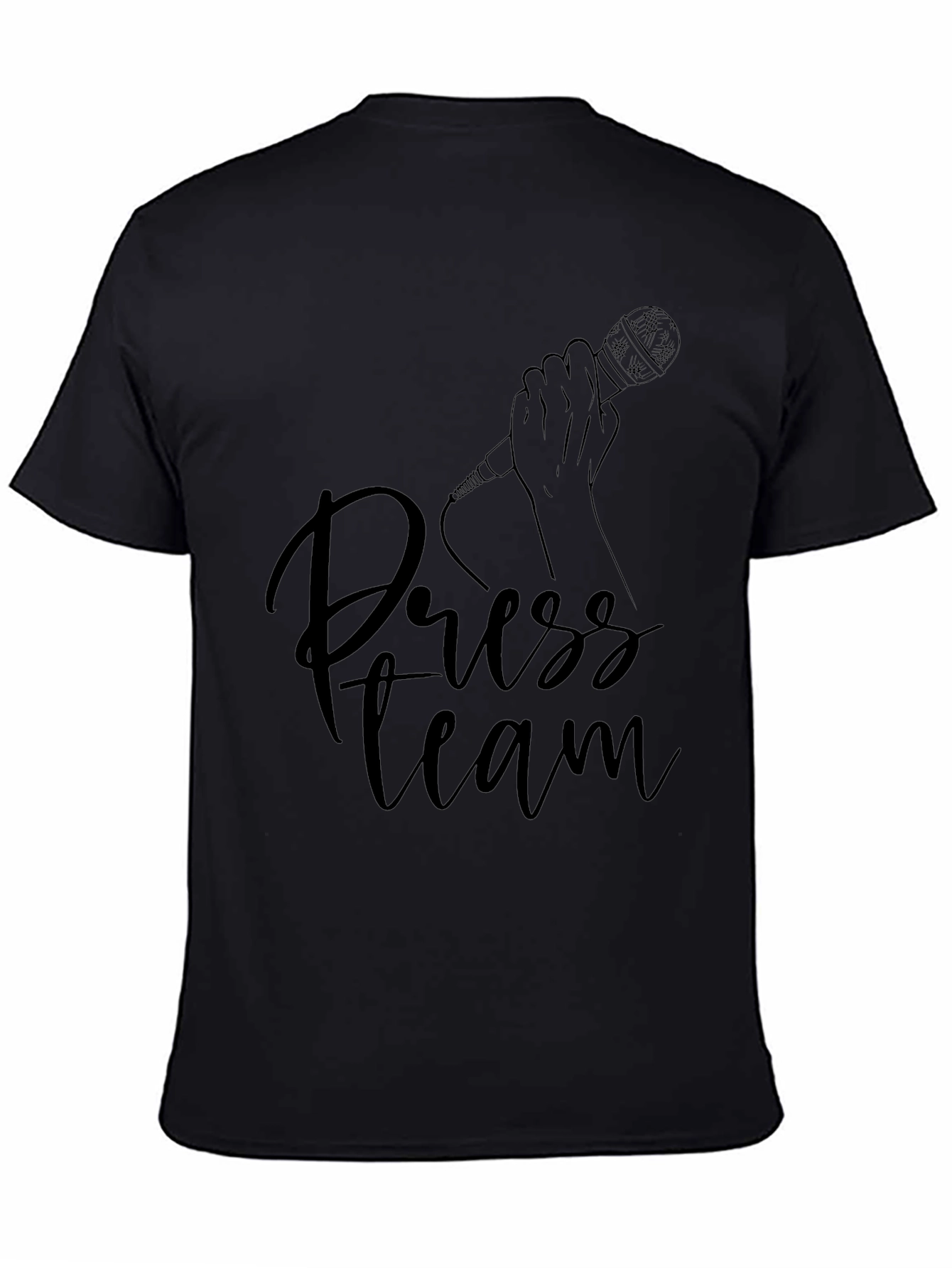 Press Team Black T-Shirt