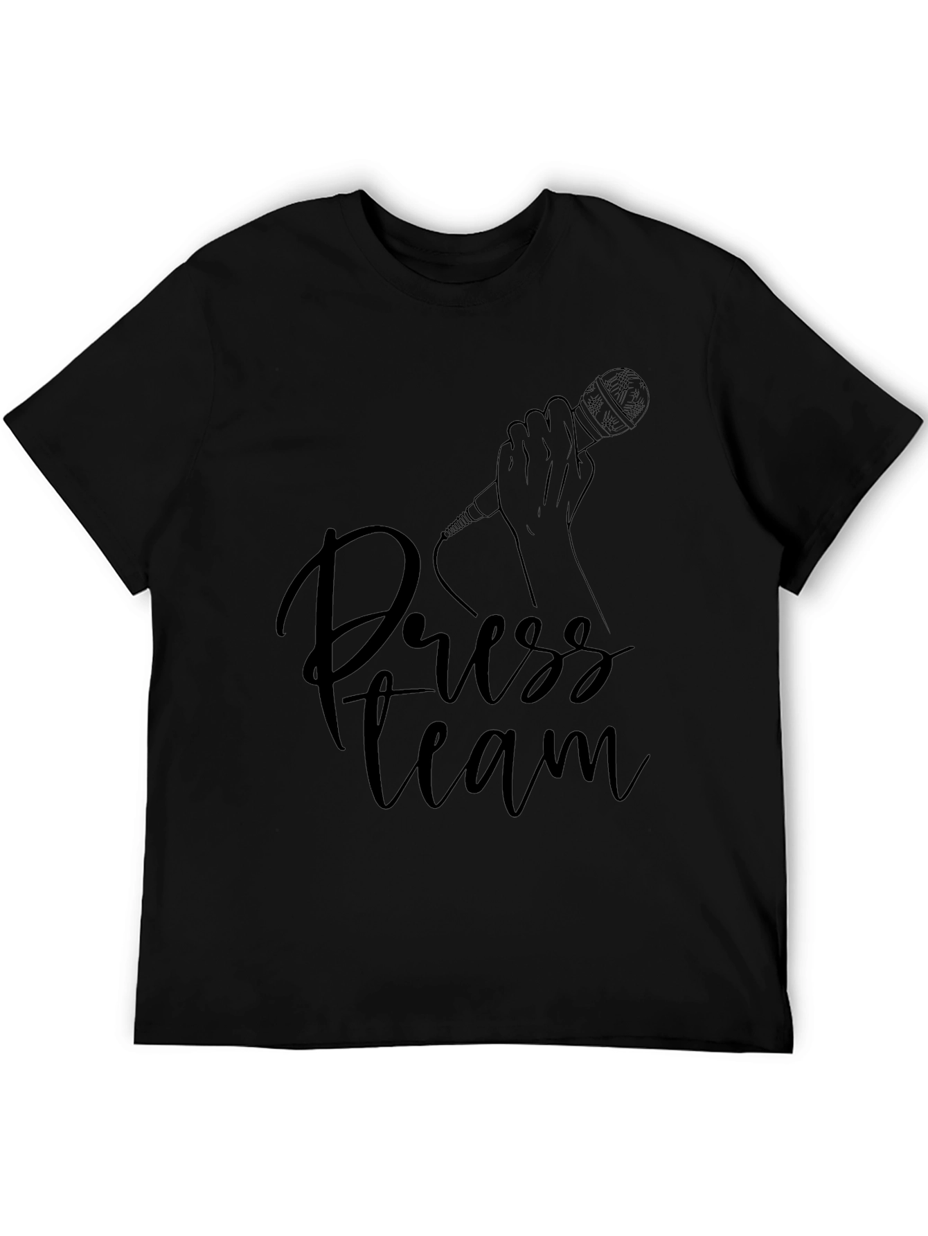 Press Team Black T-Shirt
