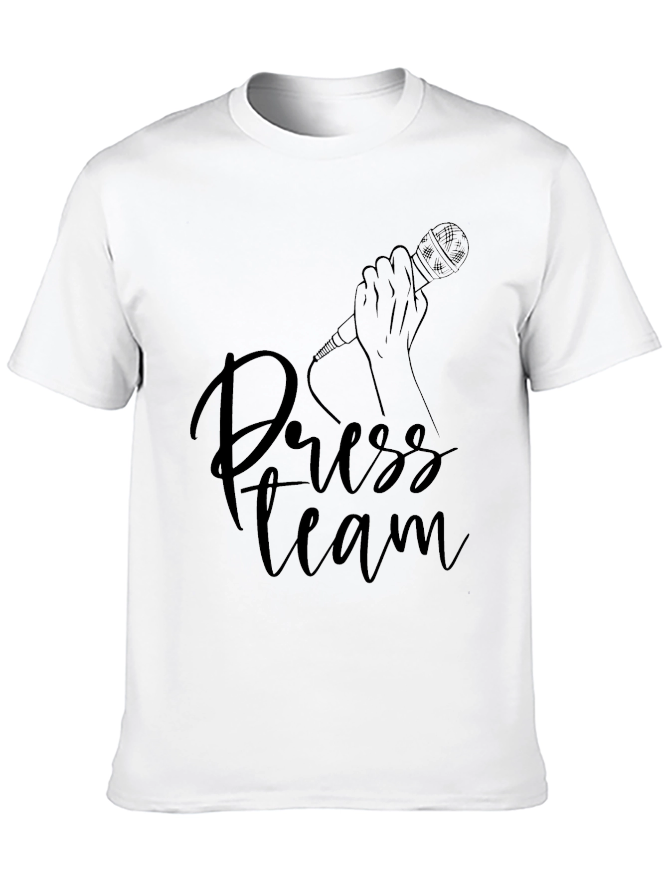 Press Team Black T-Shirt