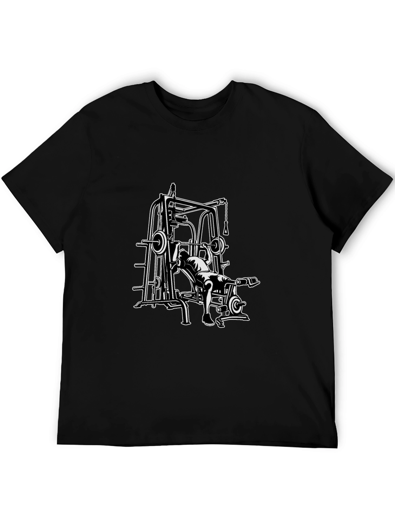 Gym Rat Black Graphic Tee