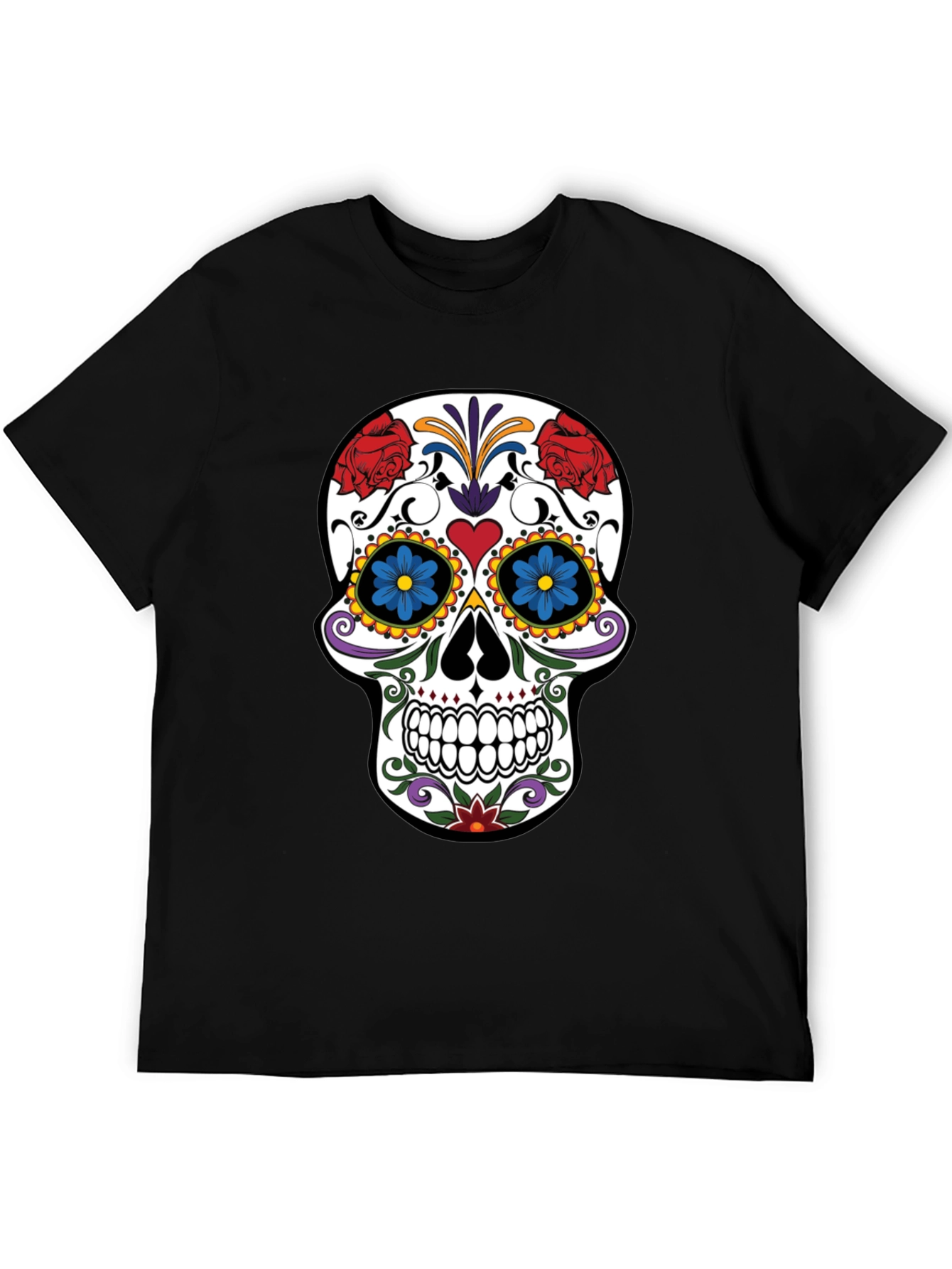 Sugar Skull Graphic T-Shirt