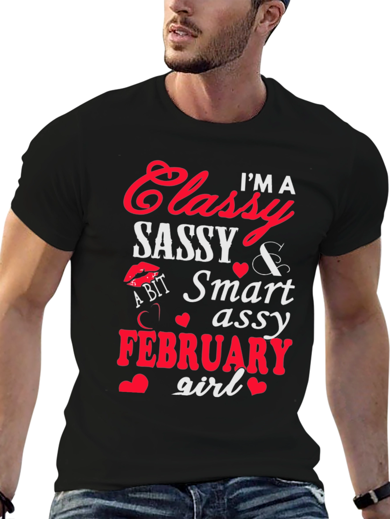 Classy Sassy February Girl Graphic Tee