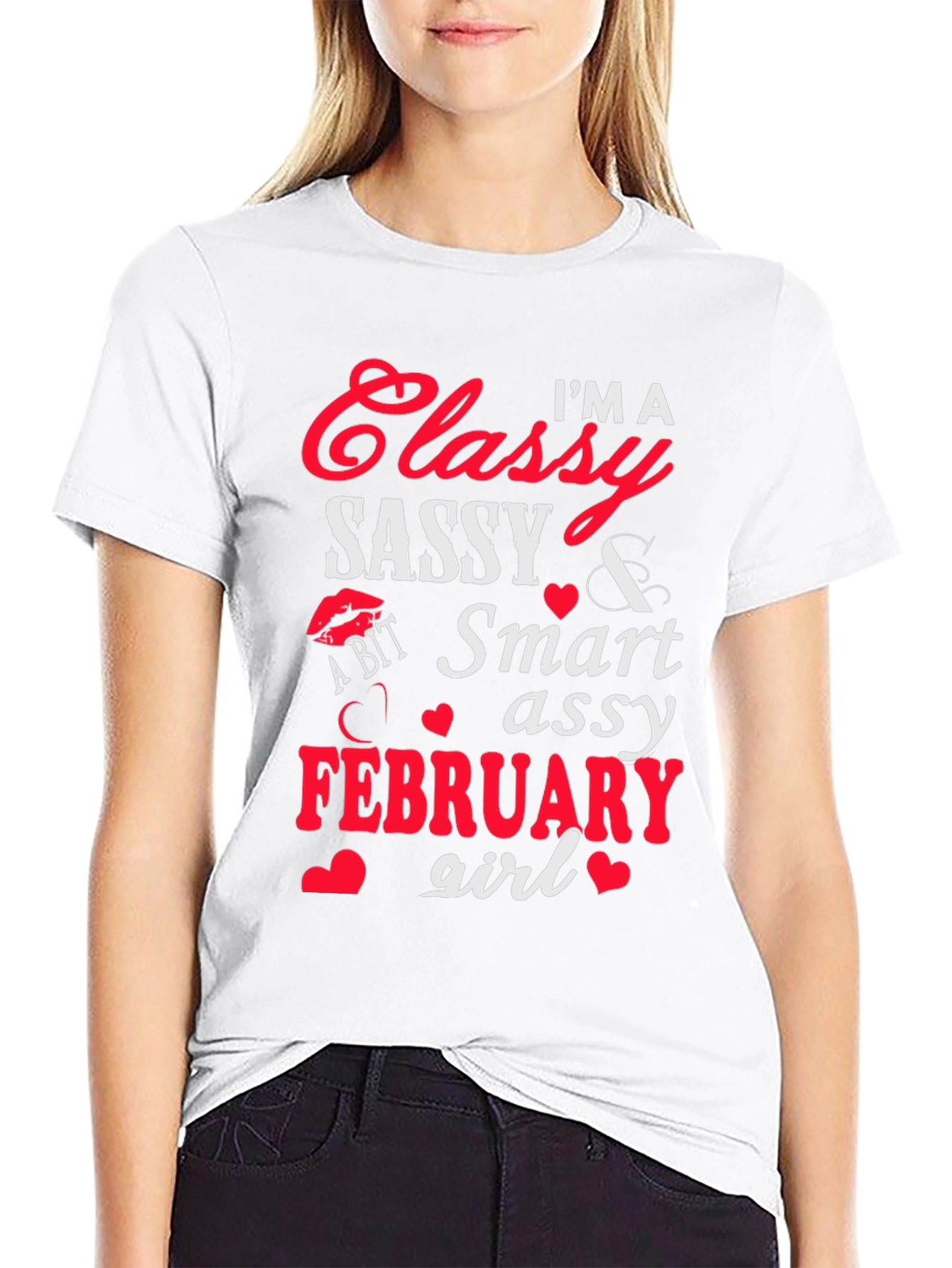 Classy Sassy February Girl Graphic Tee