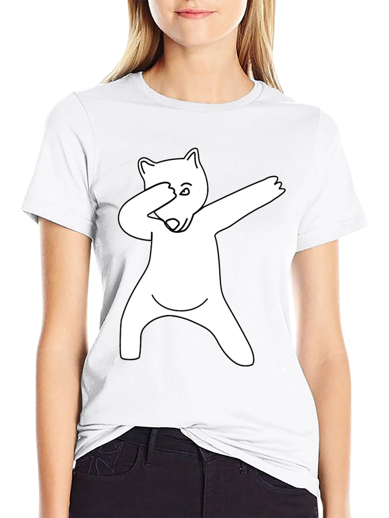 Dabbing Bear Graphic Tee - Cool & Trendy!