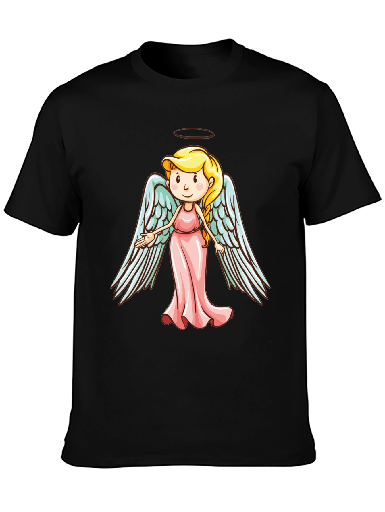 Angel Graphic Tee - Soft Cotton Blend