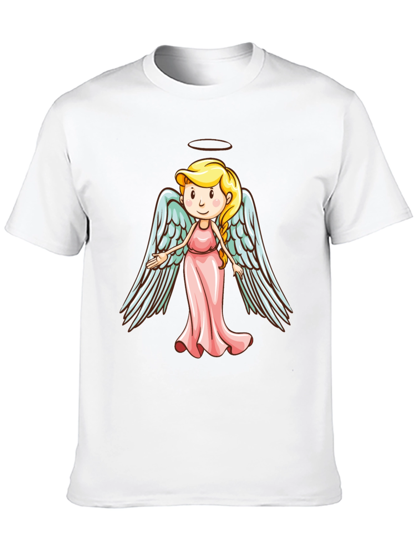 Angel Graphic Tee - Soft Cotton Blend