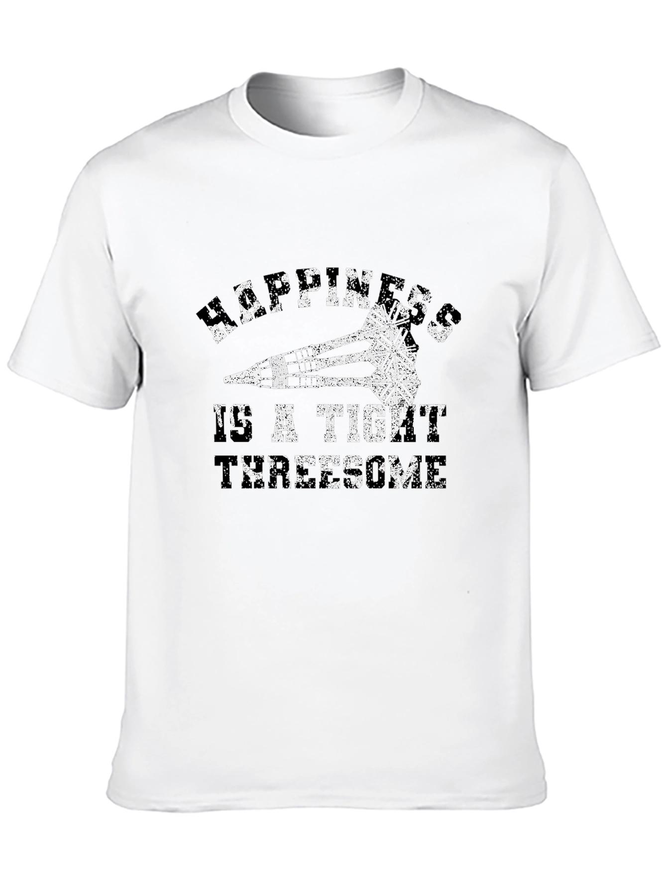 Happiness is a Tight Turretome Black T-Shirt