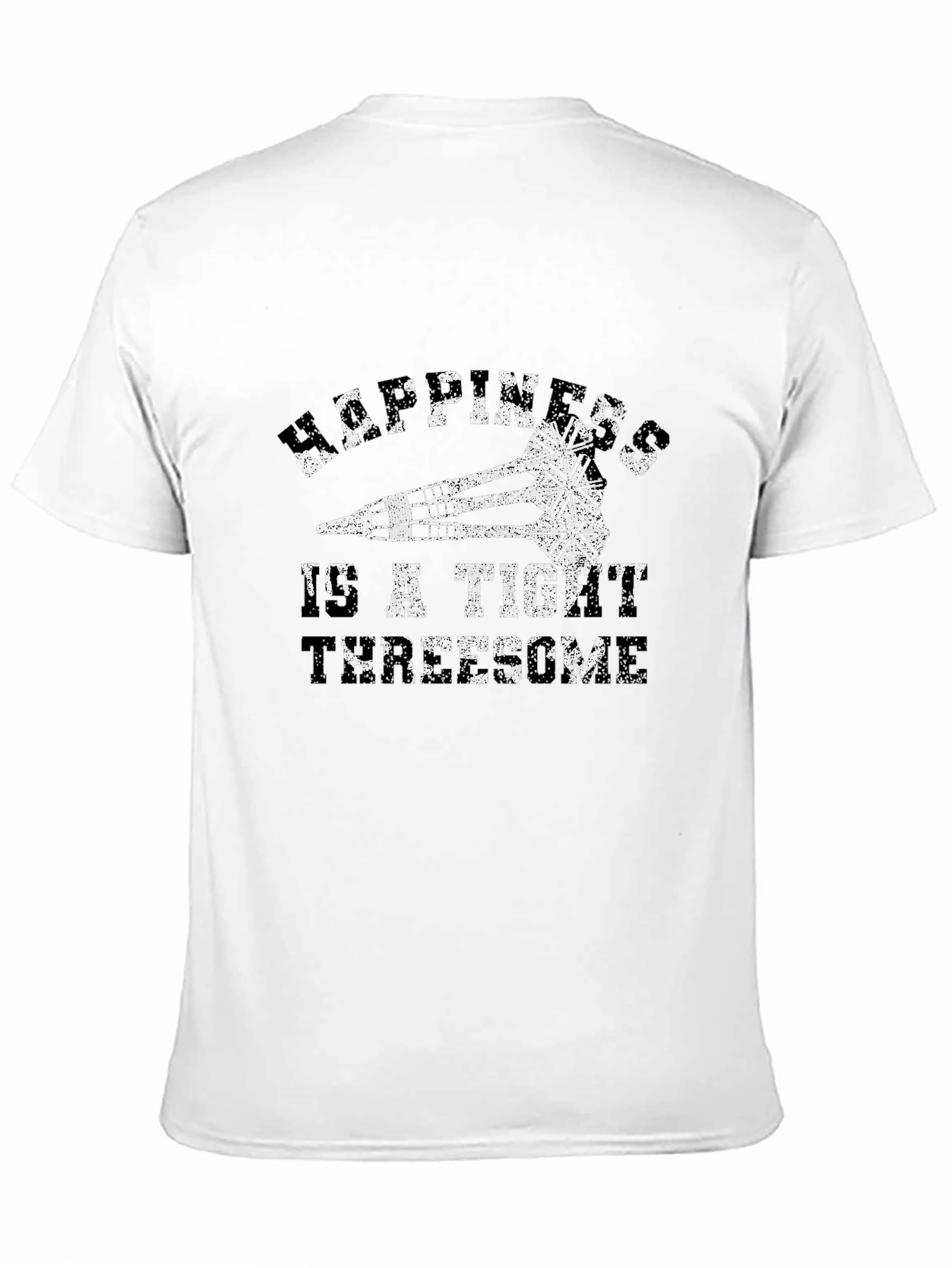 Happiness is a Tight Turretome Black T-Shirt