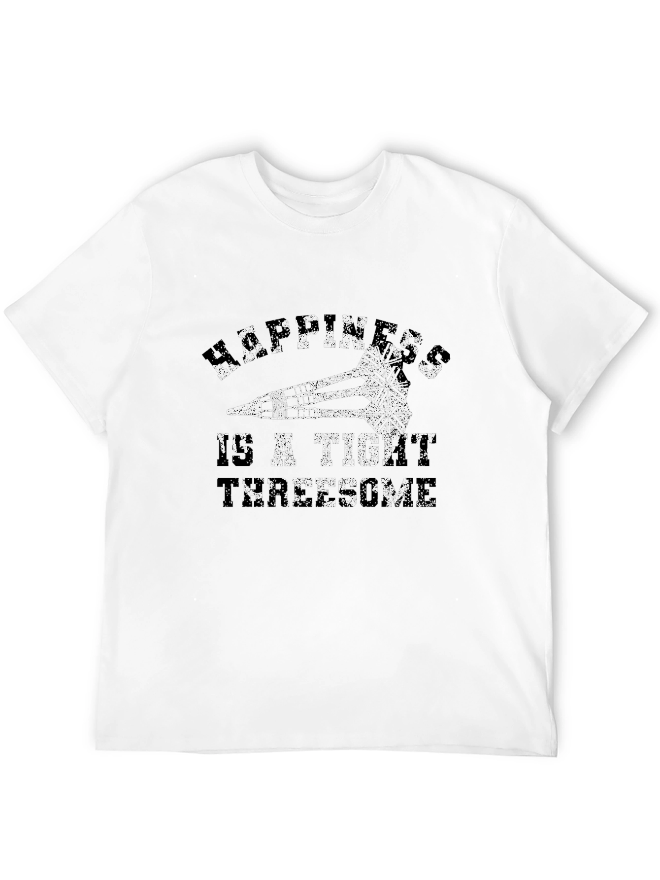 Happiness is a Tight Turretome Black T-Shirt