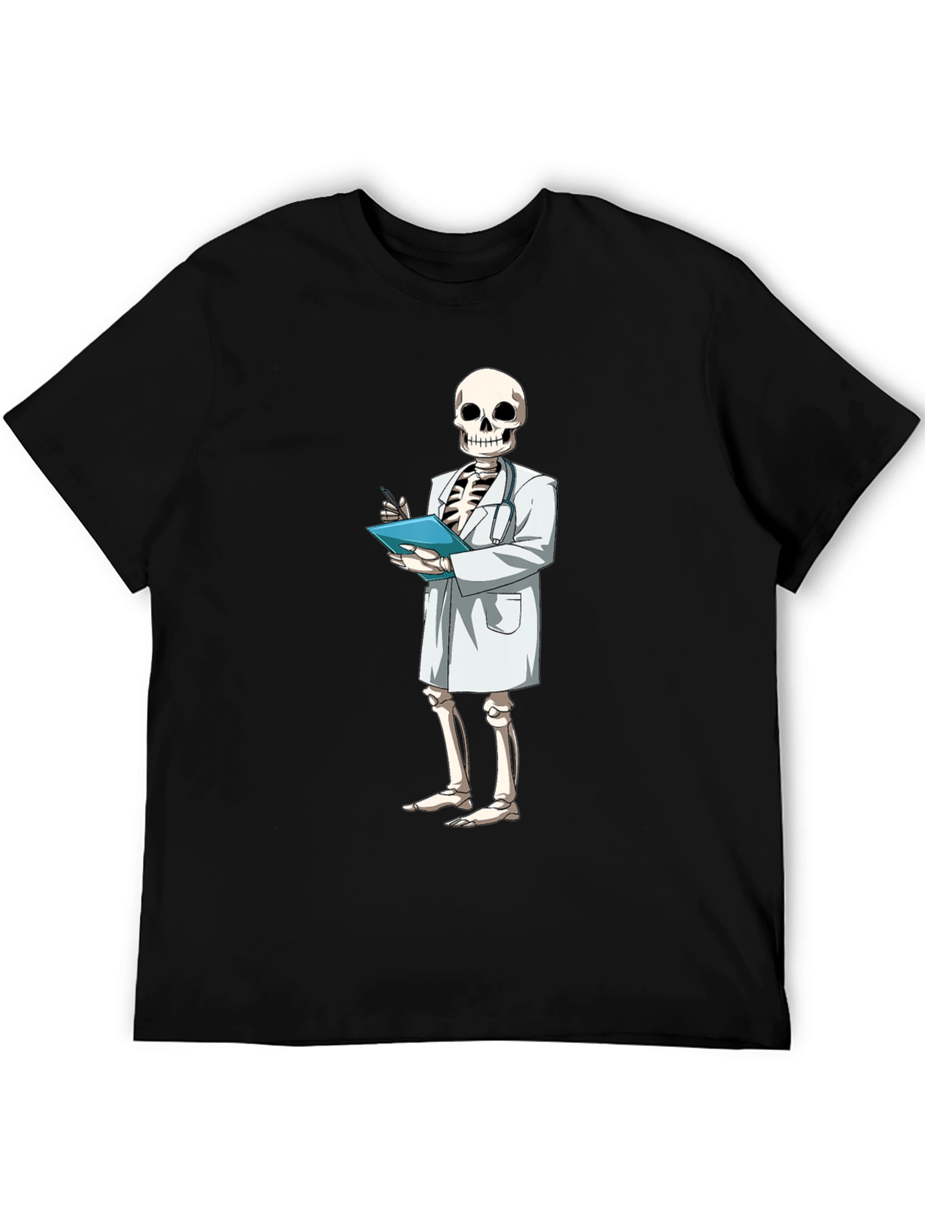 Skeleton Doctor Graphic Tee - Medical Humor