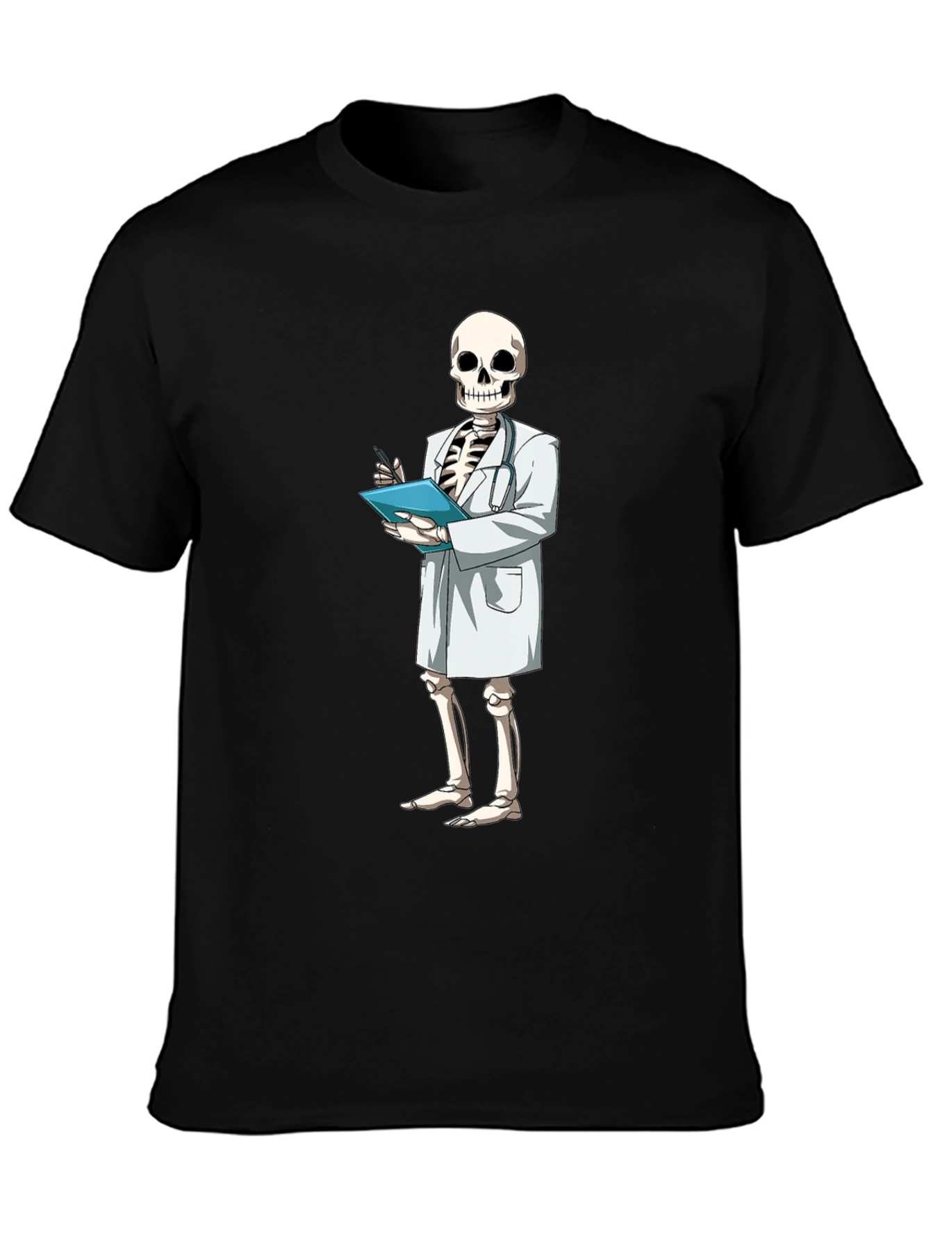 Skeleton Doctor Graphic Tee - Medical Humor