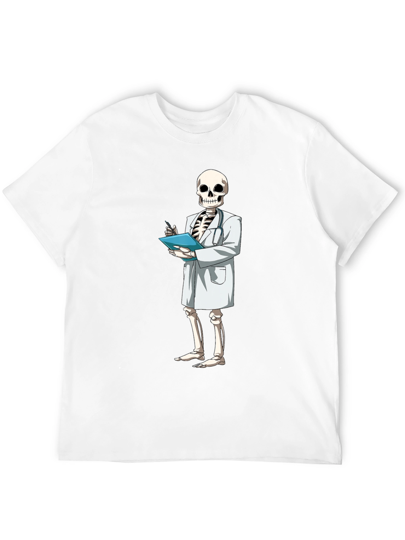 Skeleton Doctor Graphic Tee - Medical Humor
