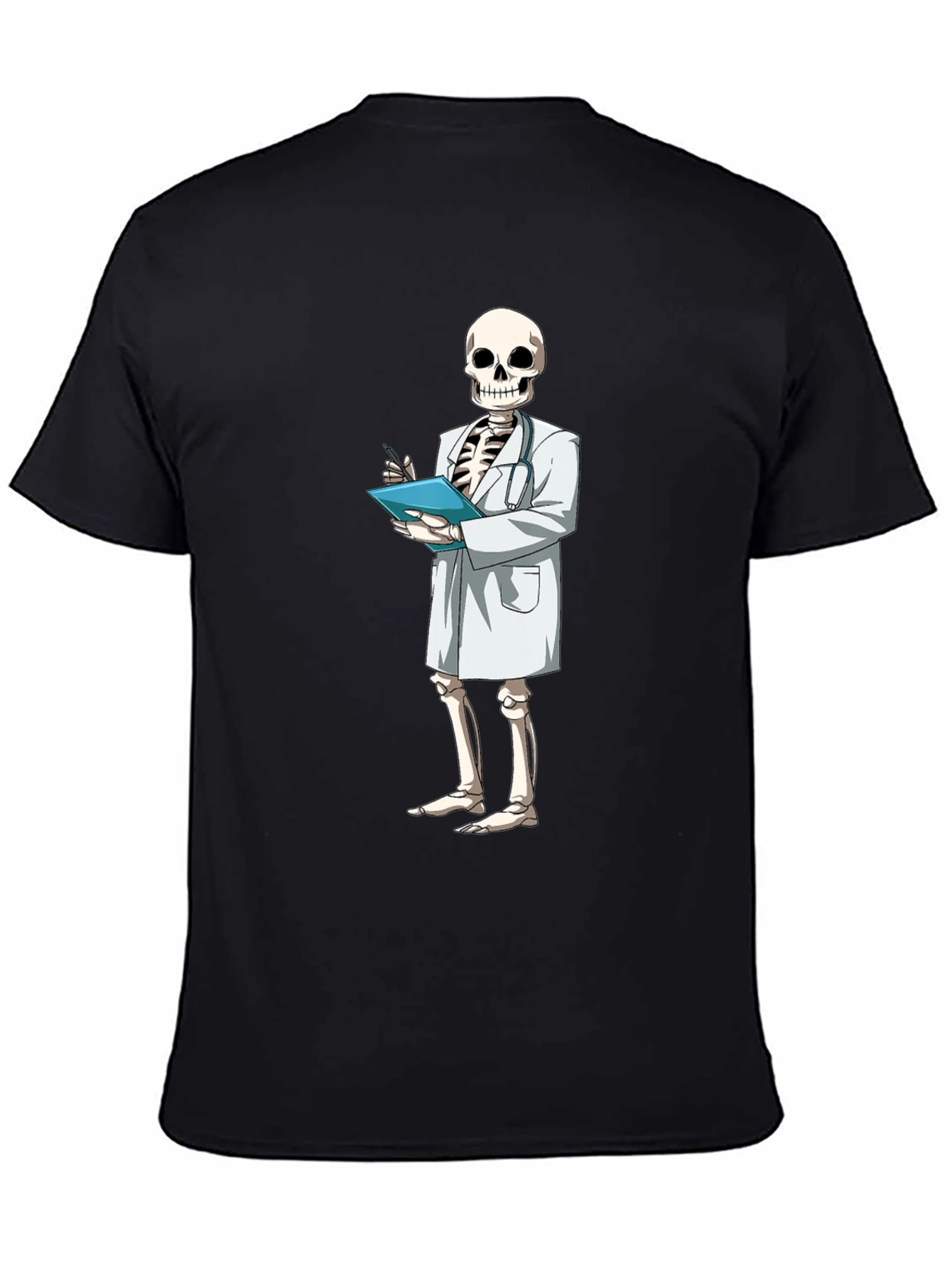 Skeleton Doctor Graphic Tee - Medical Humor