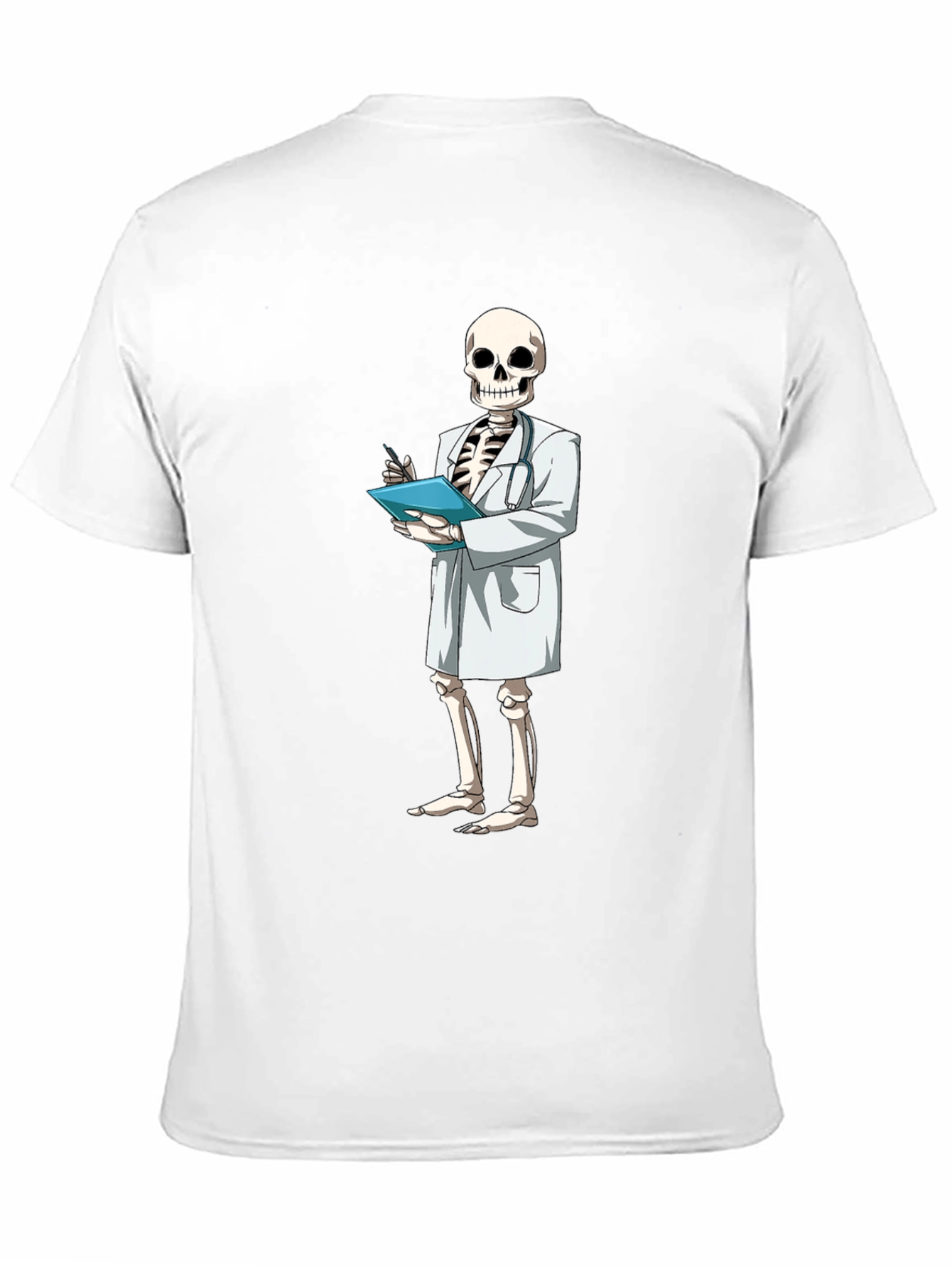 Skeleton Doctor Graphic Tee - Medical Humor