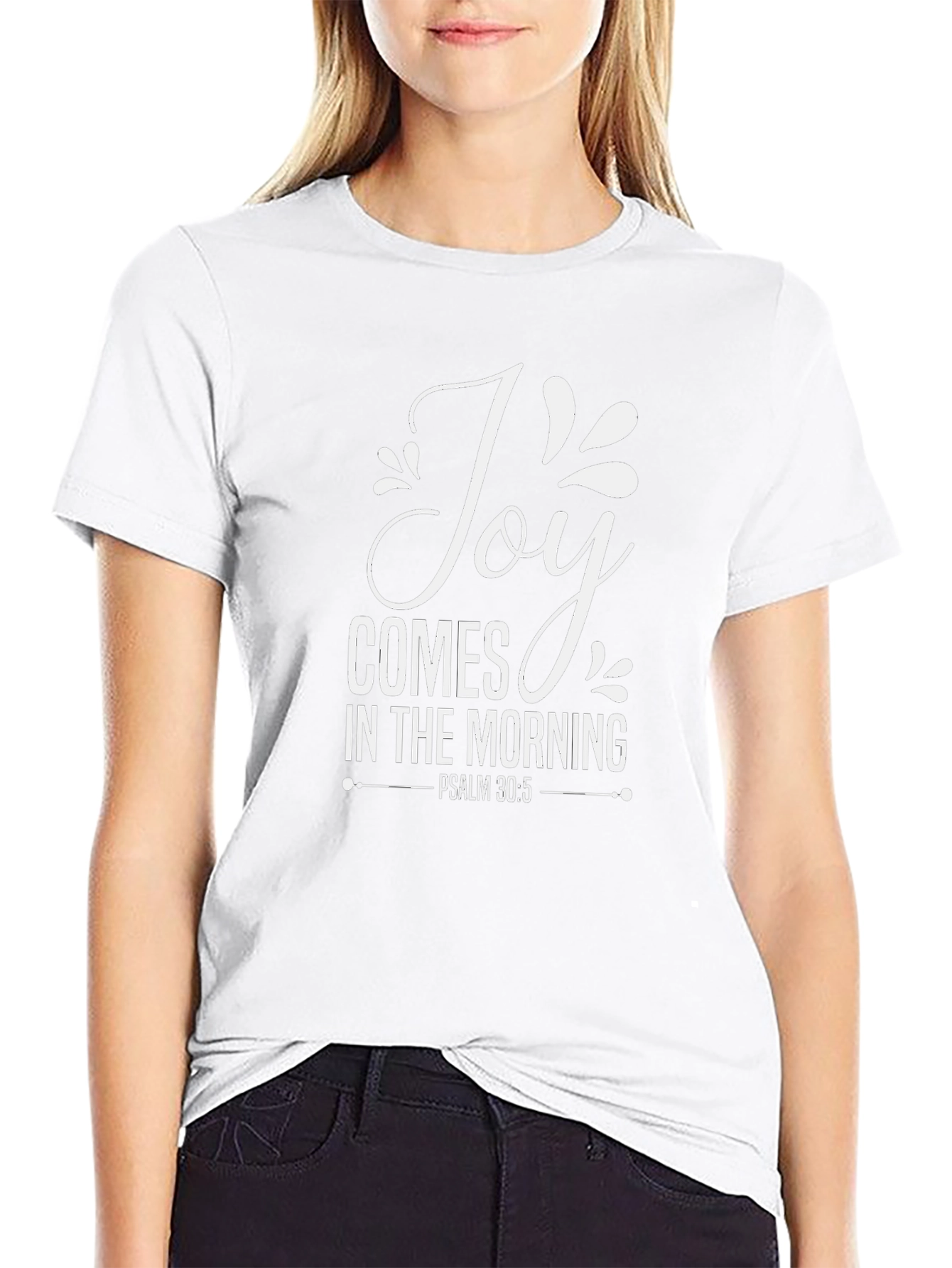 Joy Comes in the Morning T-Shirt Religious Apparel