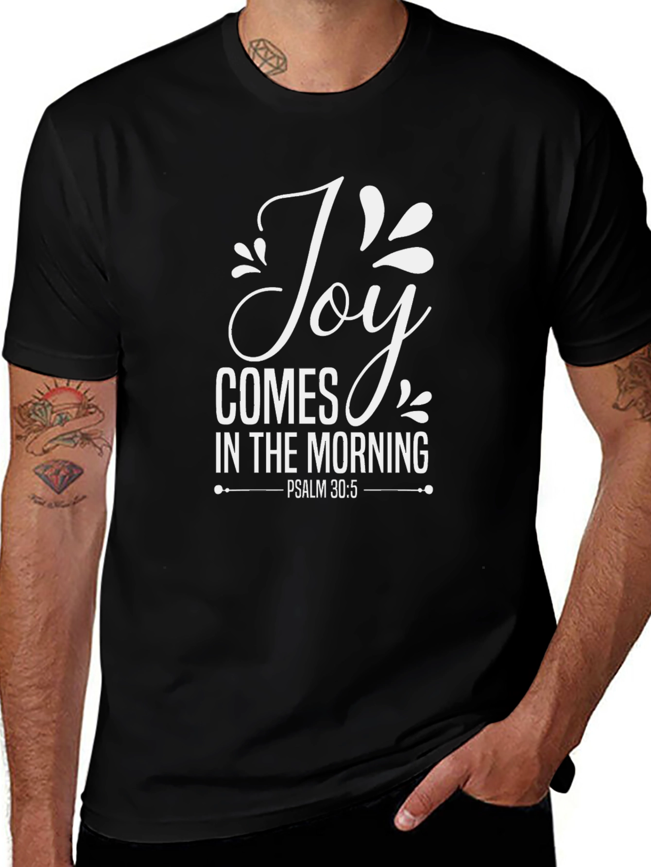 Joy Comes in the Morning T-Shirt Religious Apparel