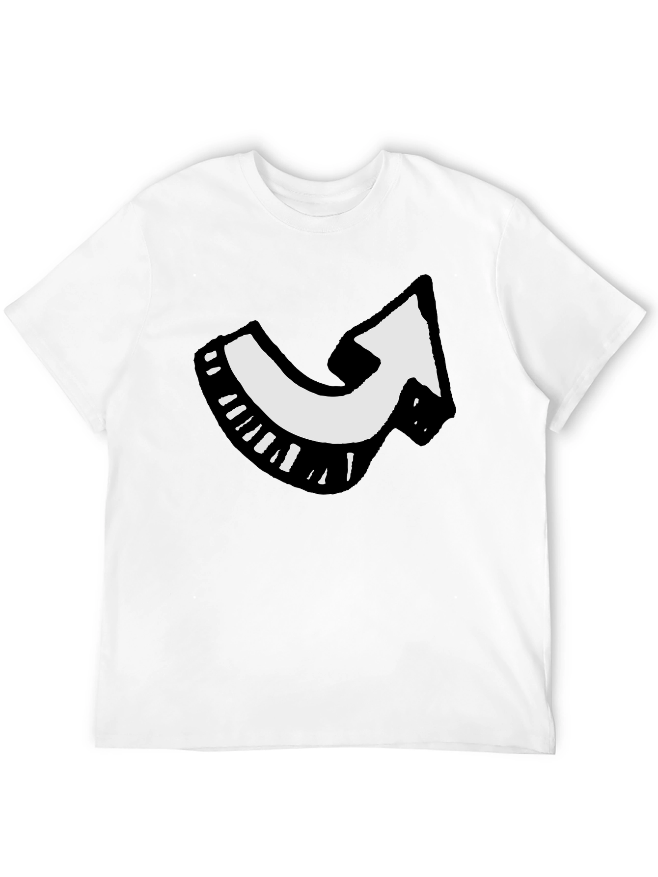 Arrow Graphic Black T-Shirt - Point the Way!