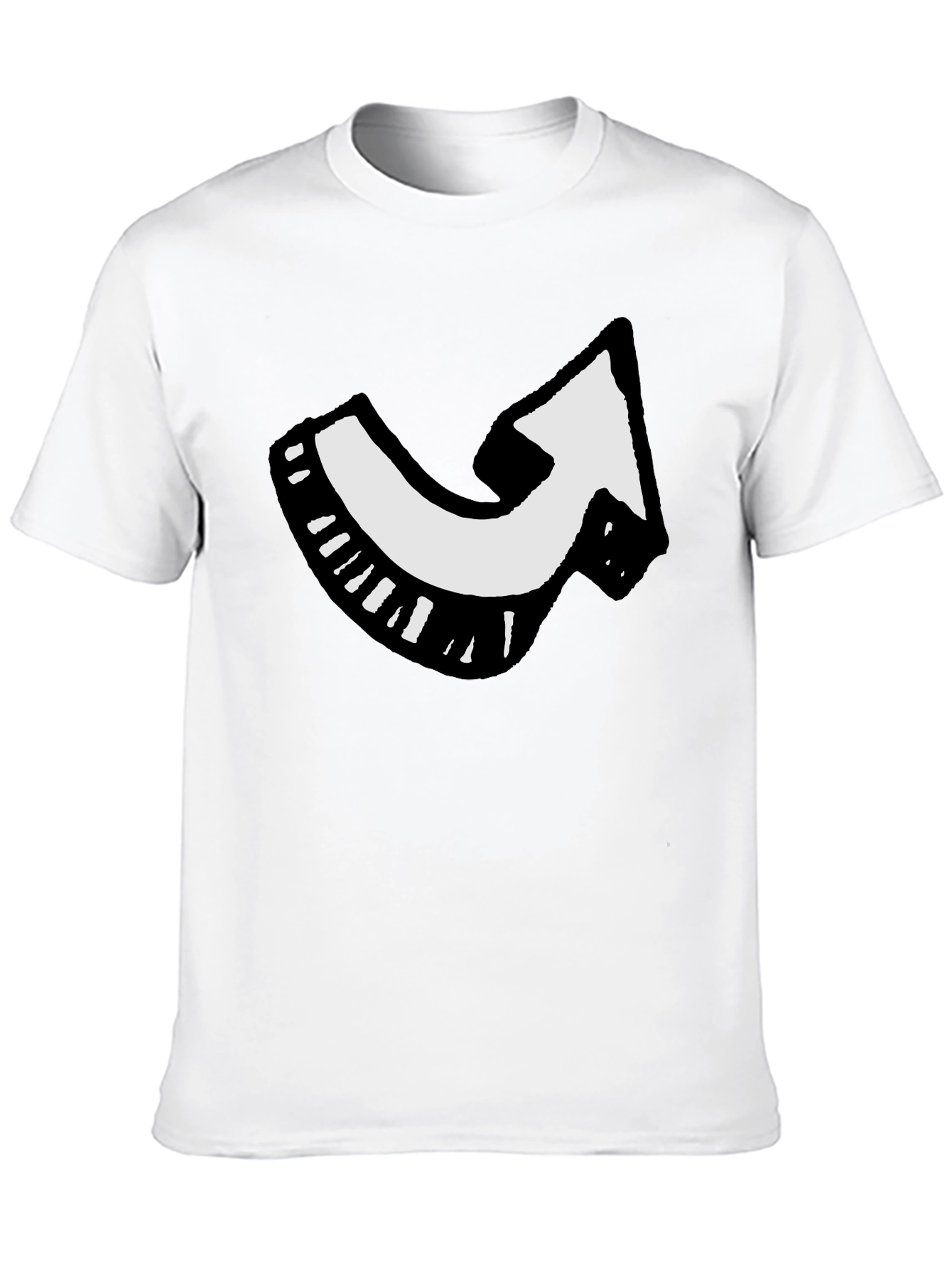 Arrow Graphic Black T-Shirt - Point the Way!