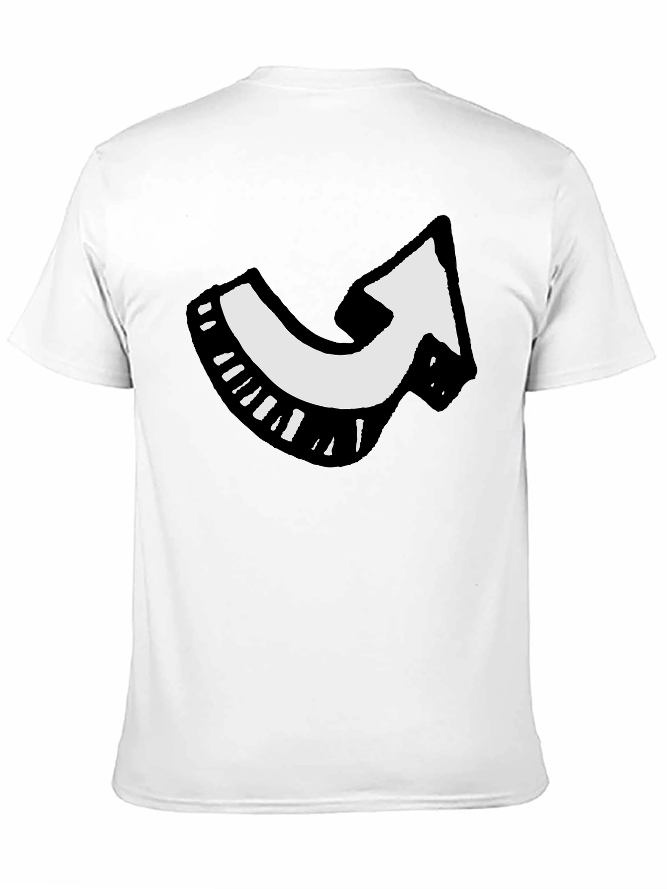 Arrow Graphic Black T-Shirt - Point the Way!