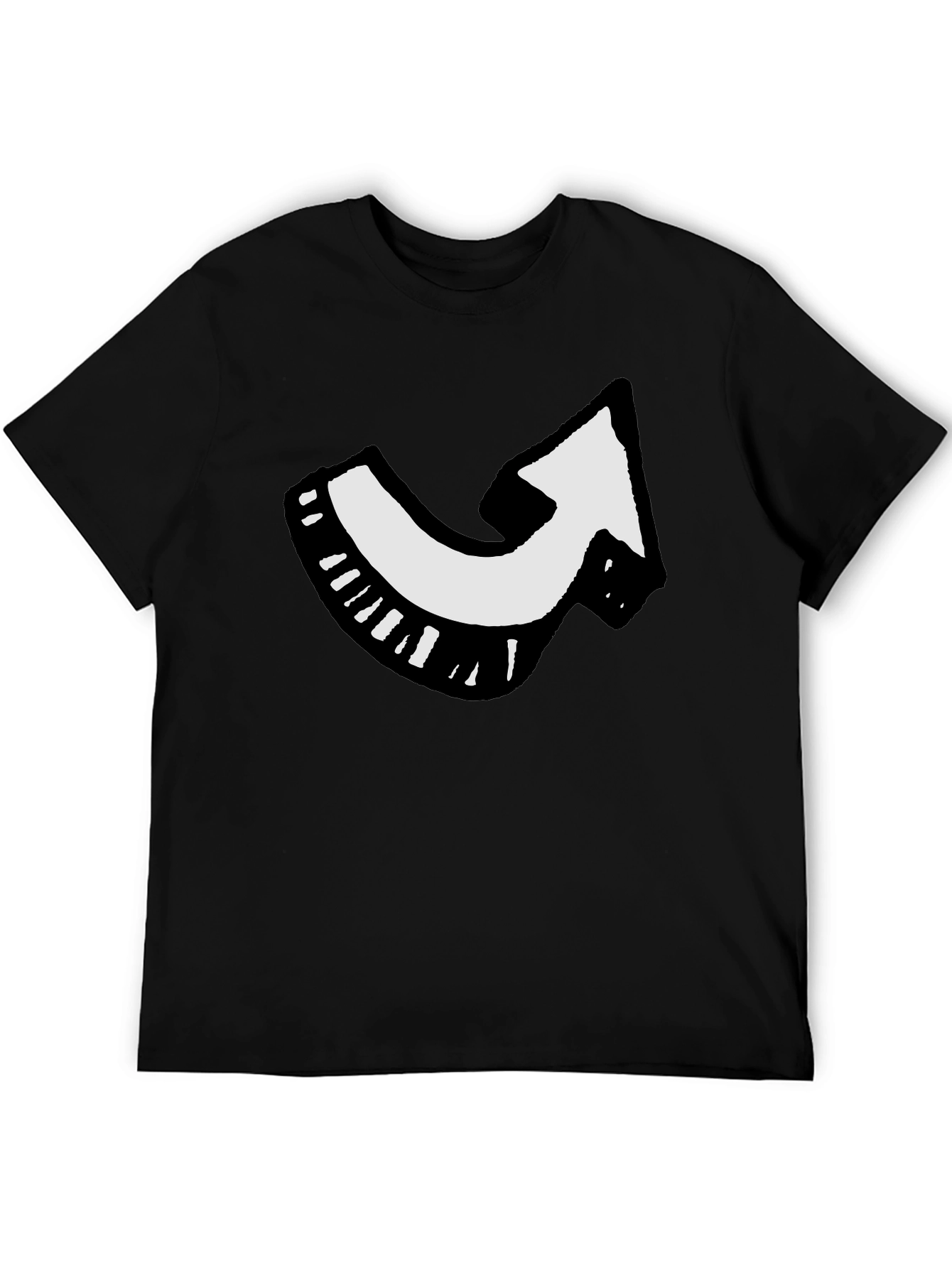 Arrow Graphic Black T-Shirt - Point the Way!
