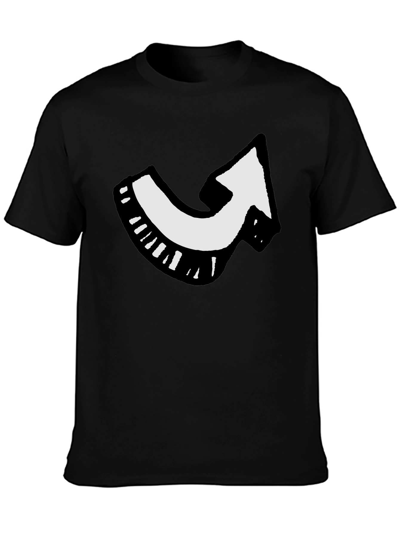 Arrow Graphic Black T-Shirt - Point the Way!