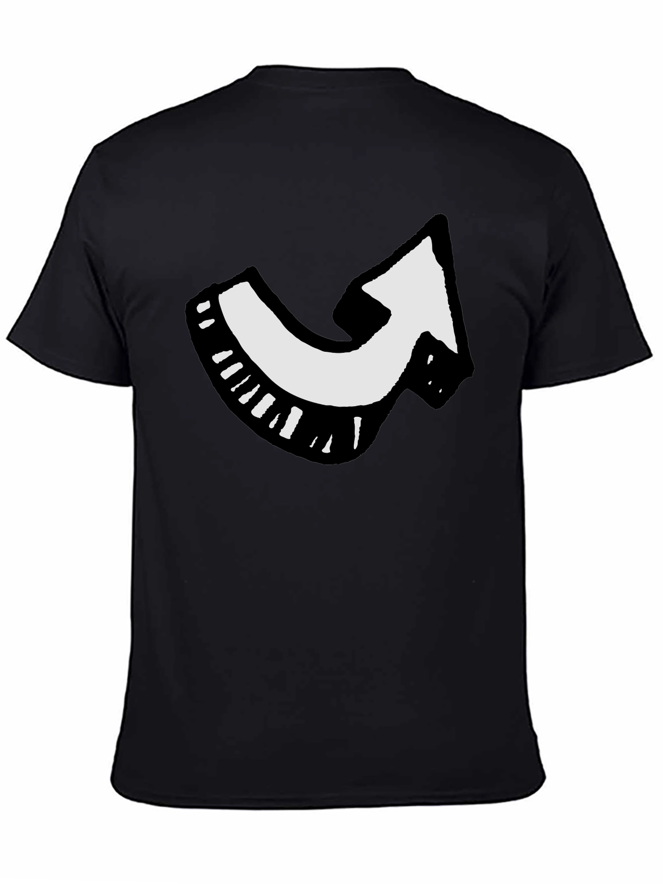 Arrow Graphic Black T-Shirt - Point the Way!