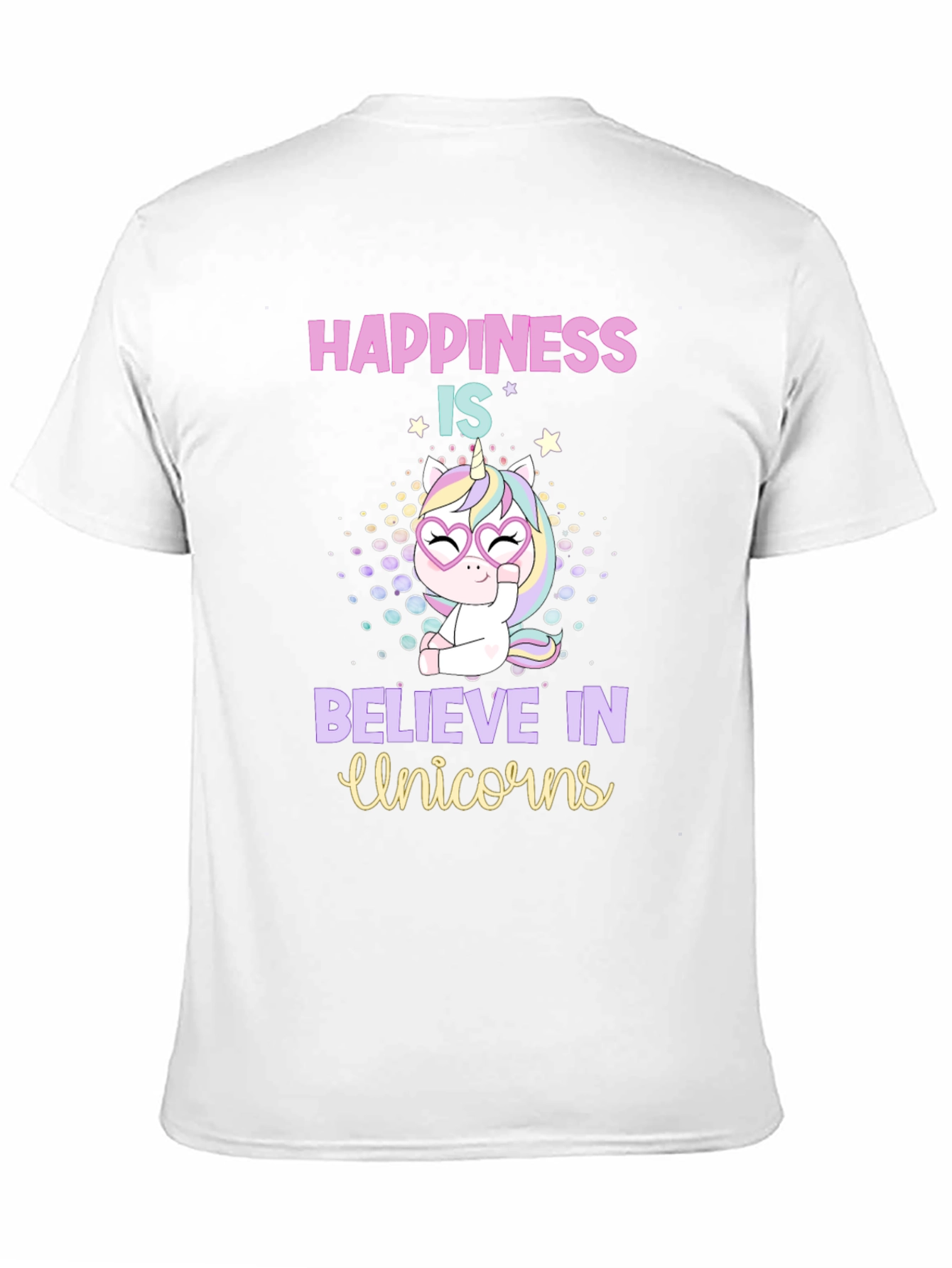 Happiness is Believe in Unicorns T-Shirt