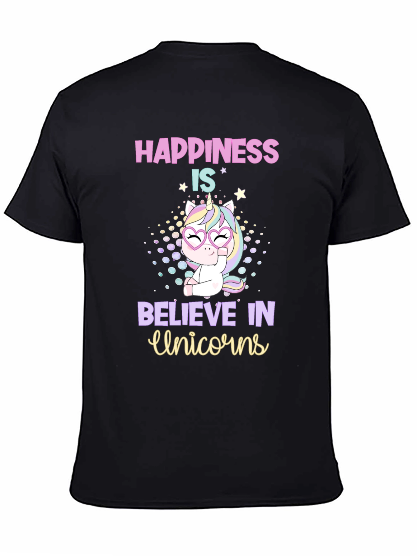 Happiness is Believe in Unicorns T-Shirt