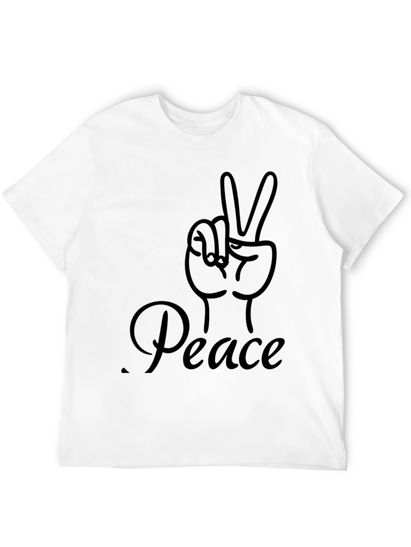 Peace Sign Graphic T-Shirt
