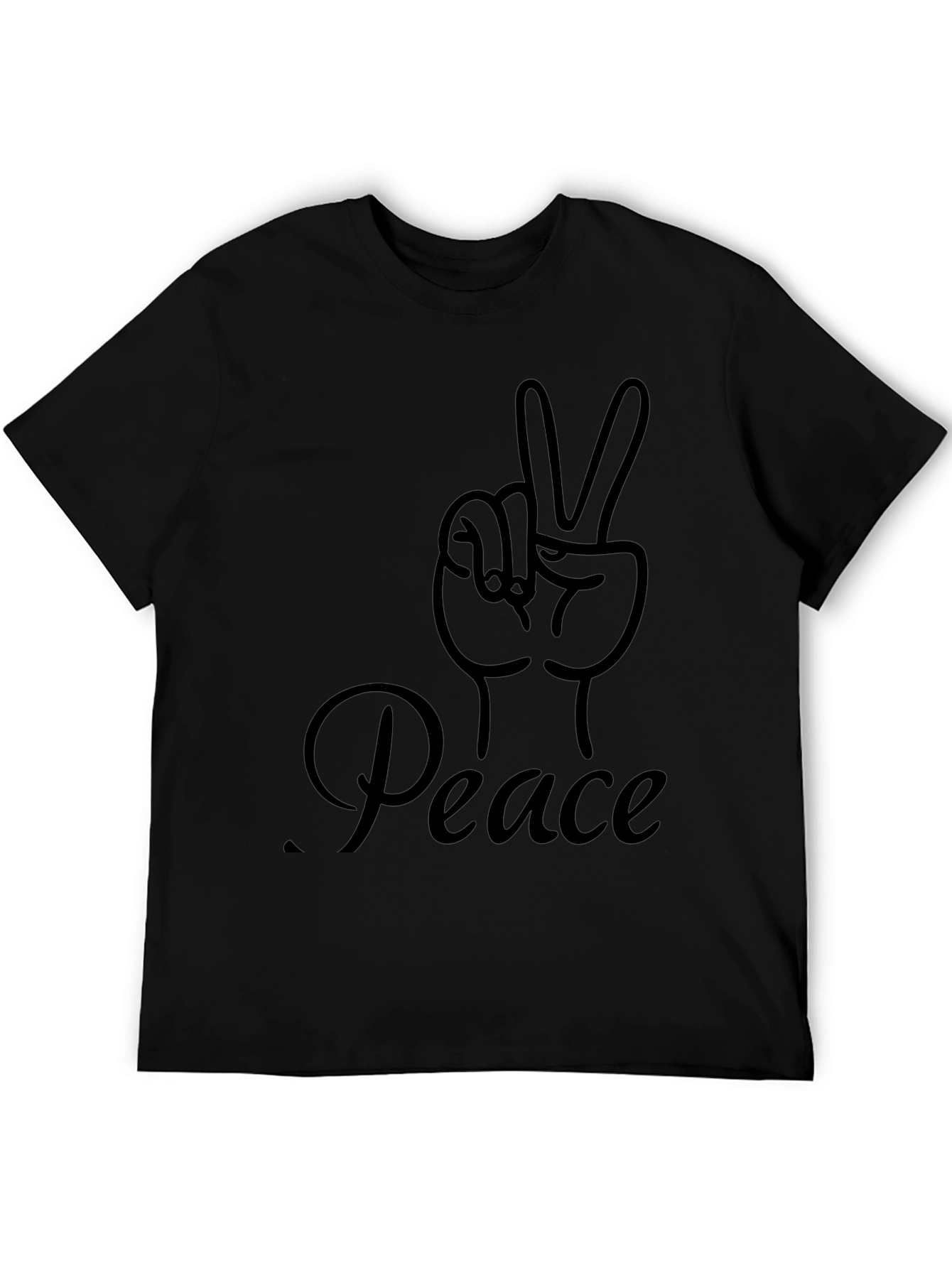 Peace Sign Graphic T-Shirt