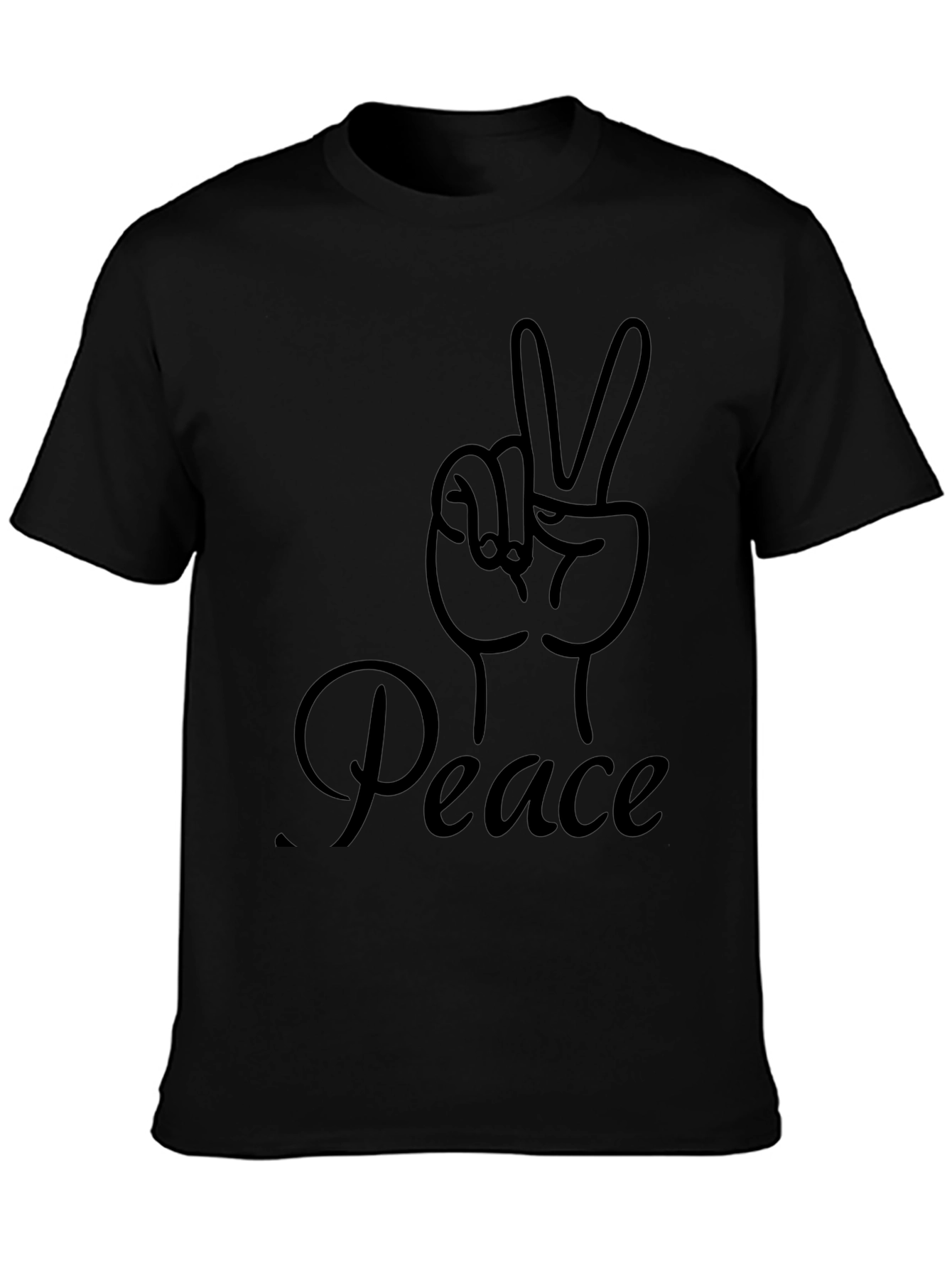 Peace Sign Graphic T-Shirt