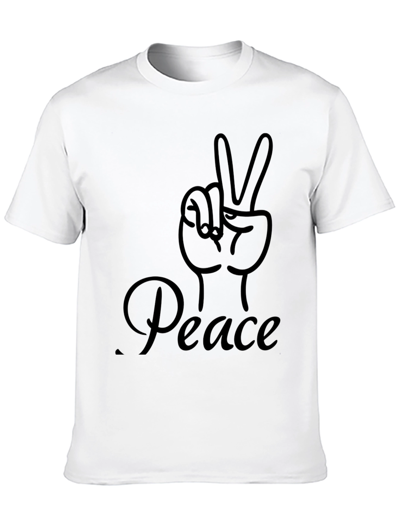 Peace Sign Graphic T-Shirt