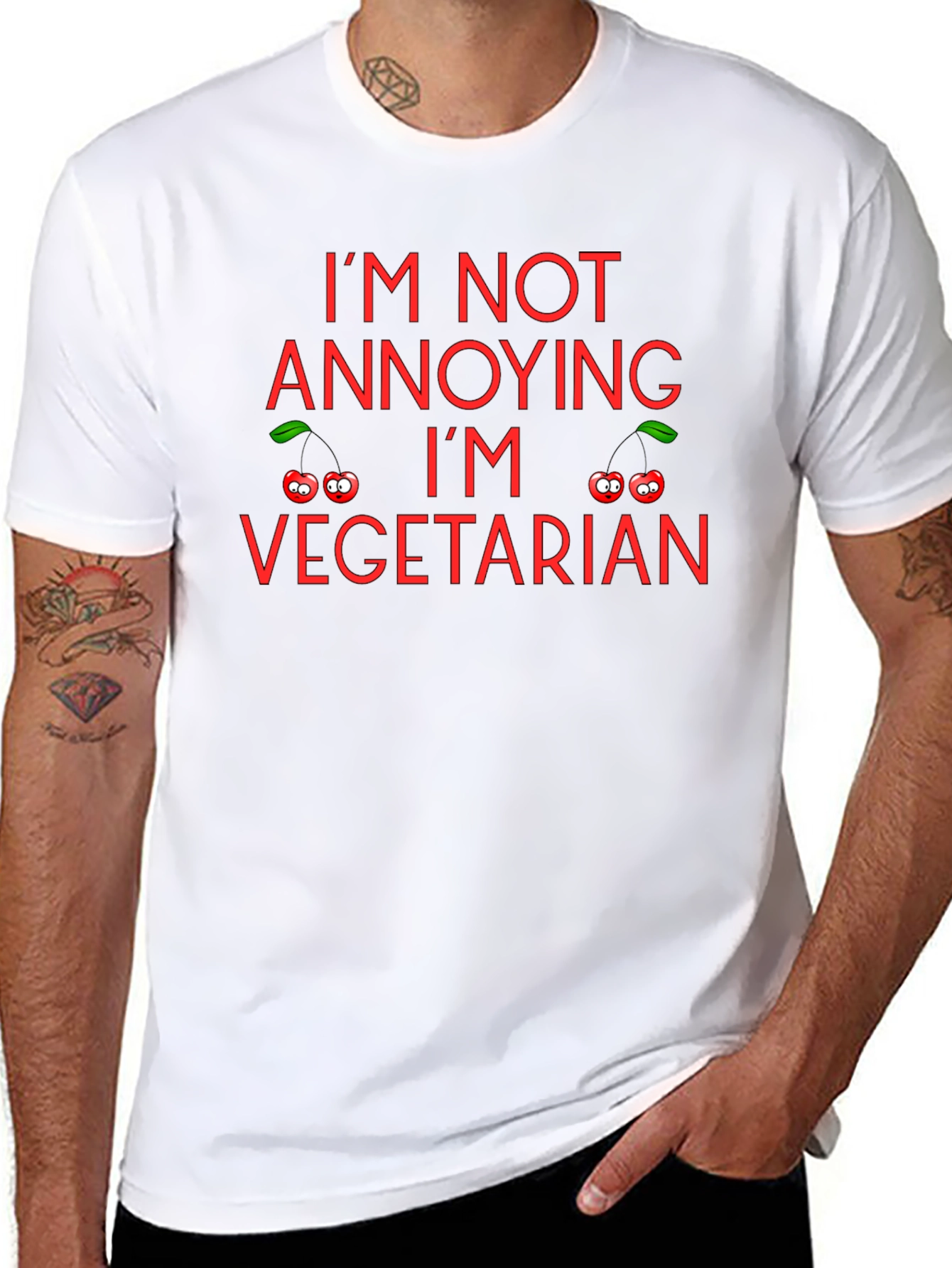Im Not Annoying Im Vegetarian T-Shirt