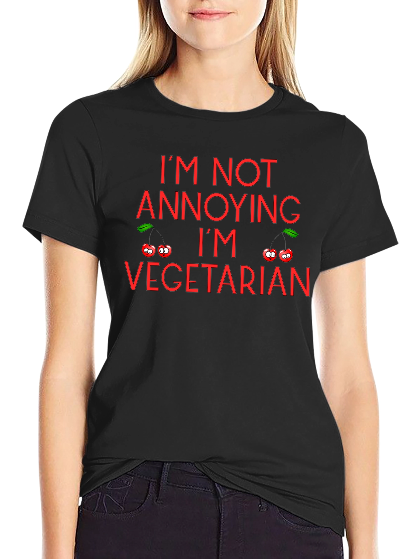 Im Not Annoying Im Vegetarian T-Shirt