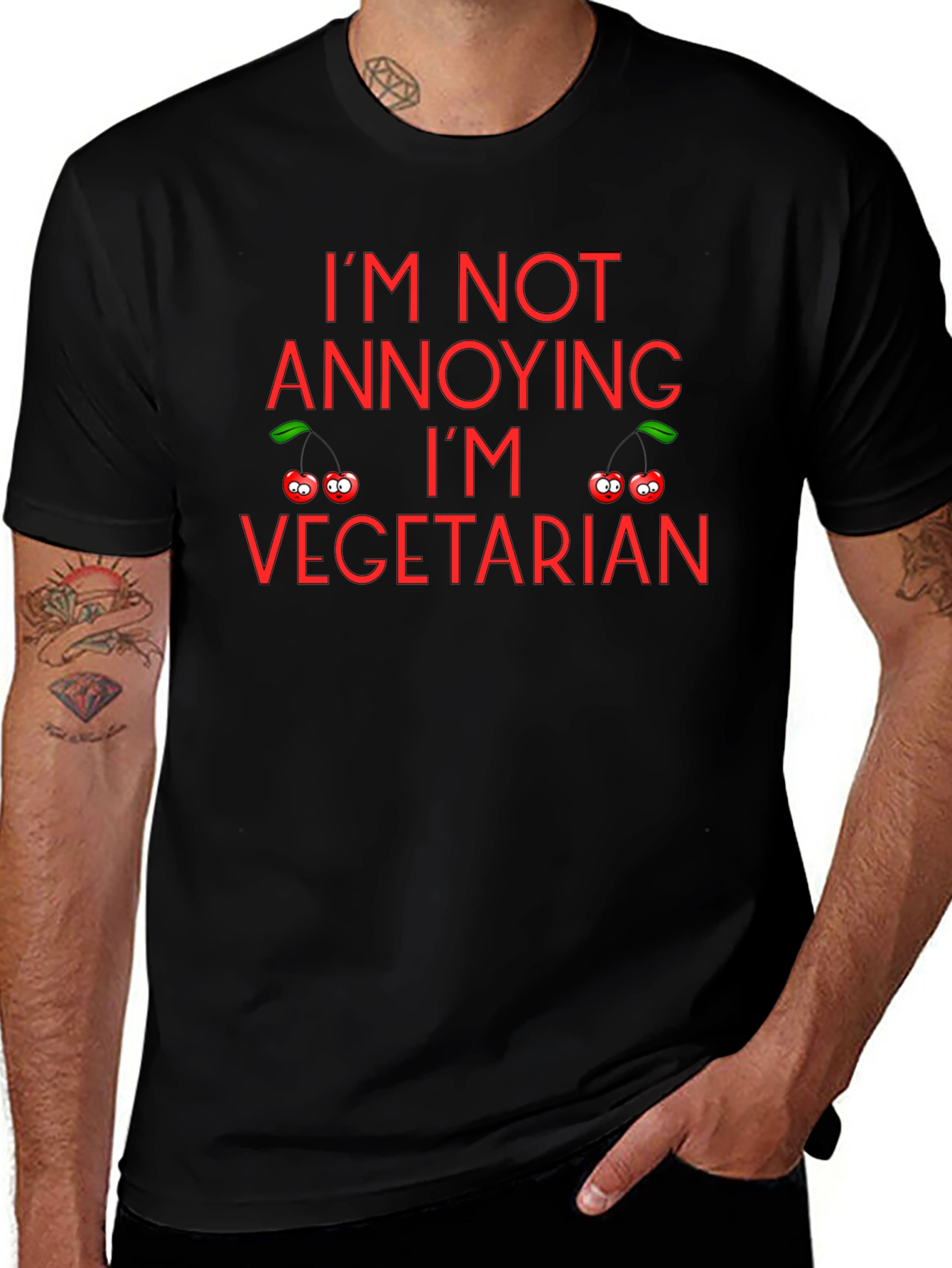Im Not Annoying Im Vegetarian T-Shirt