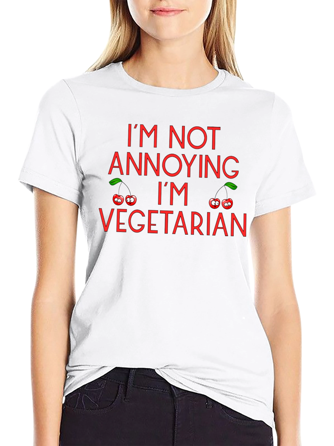 Im Not Annoying Im Vegetarian T-Shirt
