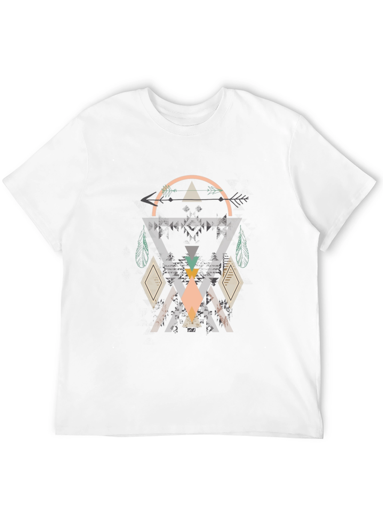 Geometric Arrow Graphic Tee