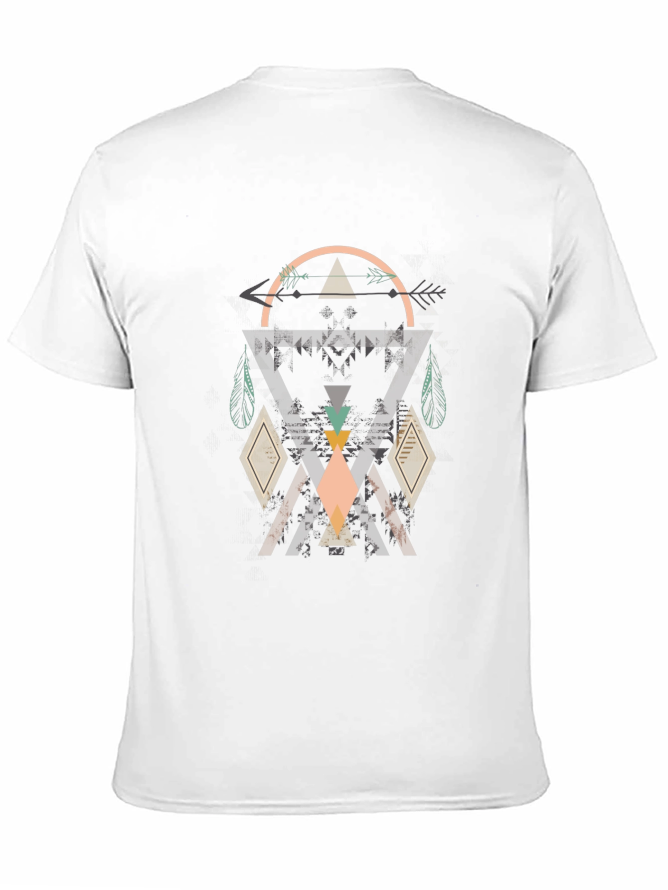 Geometric Arrow Graphic Tee