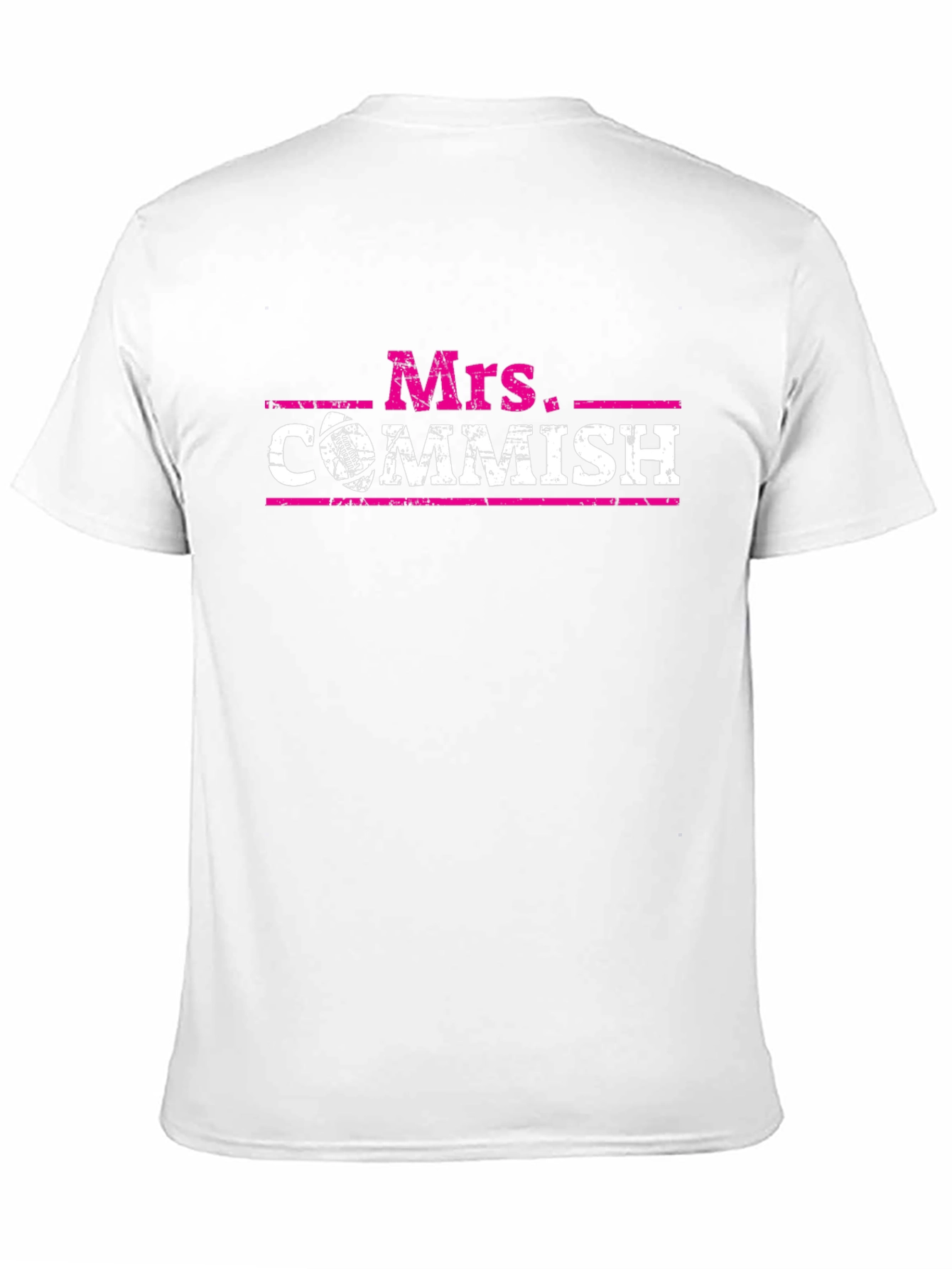Mrs. Commish Football T-Shirt