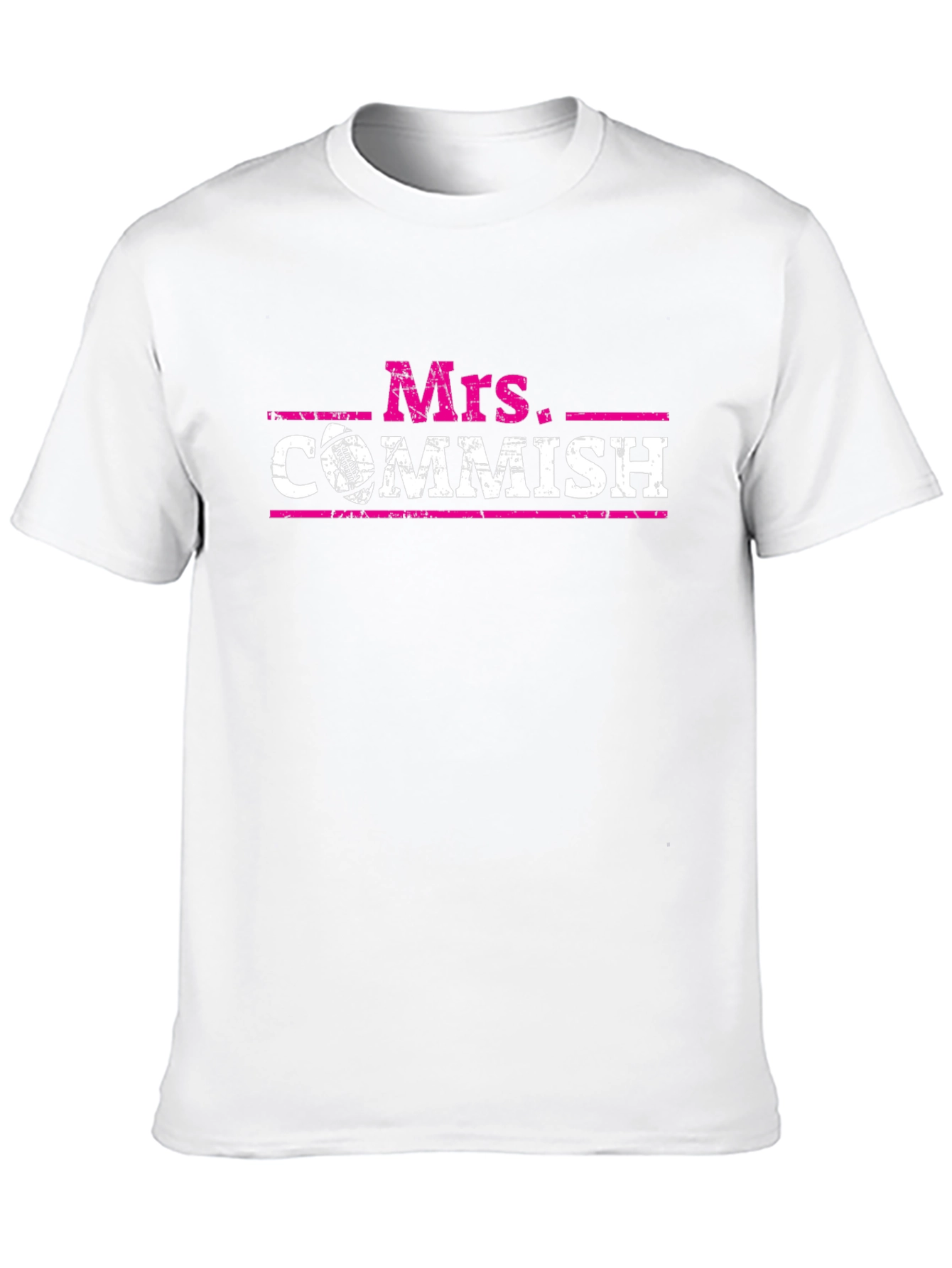 Mrs. Commish Football T-Shirt