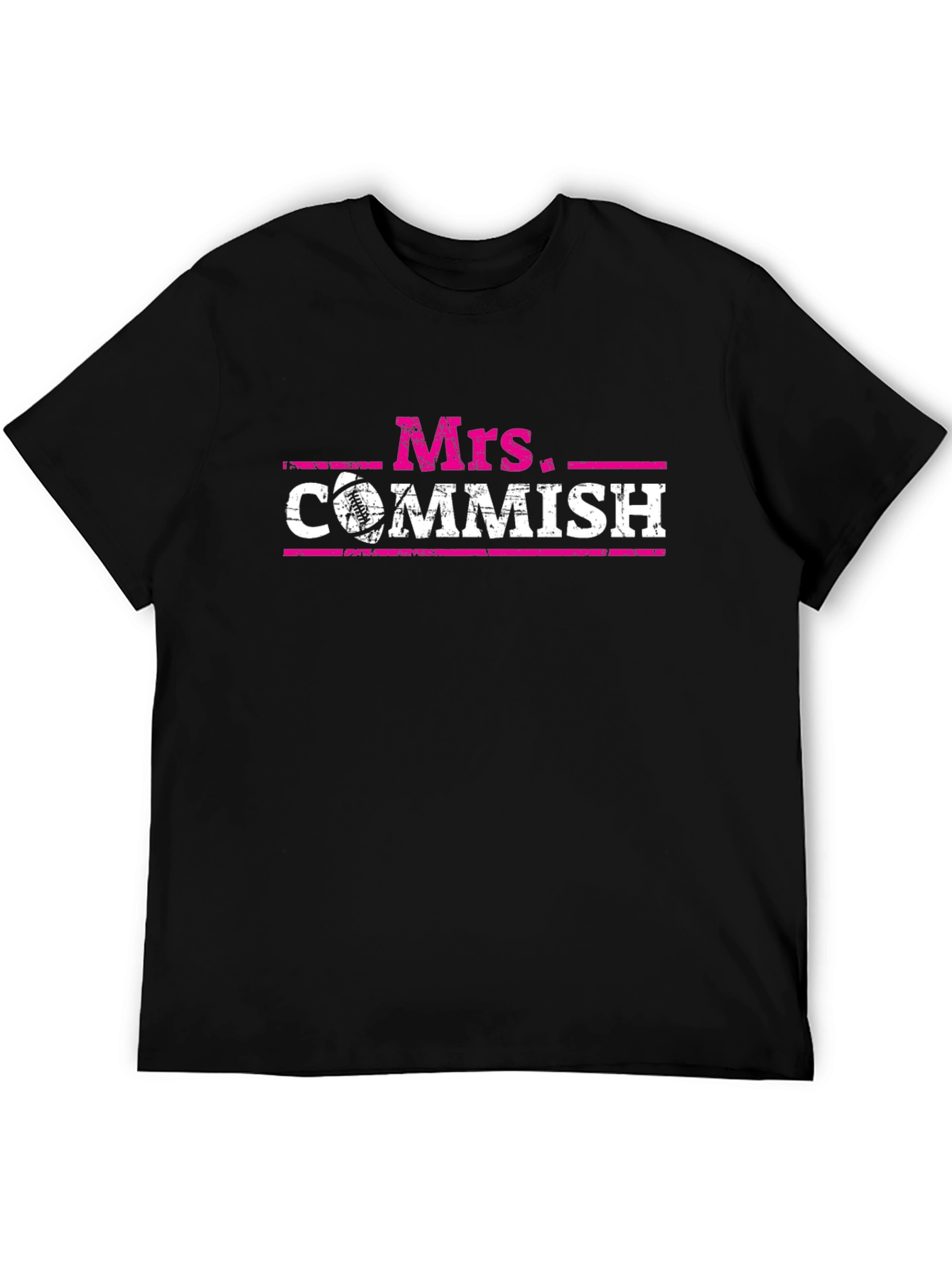Mrs. Commish Football T-Shirt