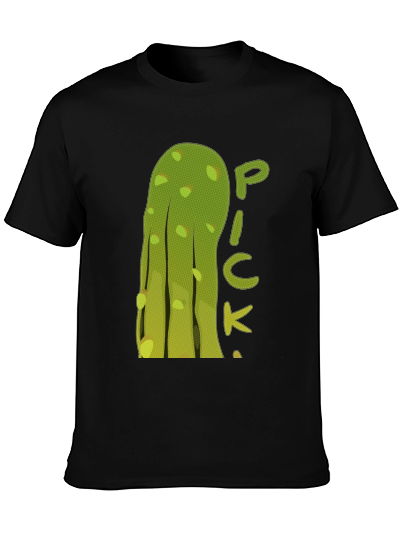 Pickle Rick Black T-Shirt