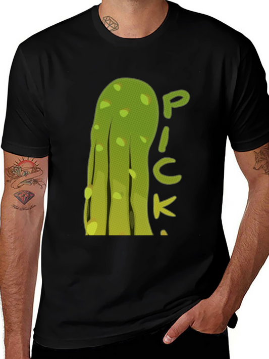 Pickle Rick Black T-Shirt