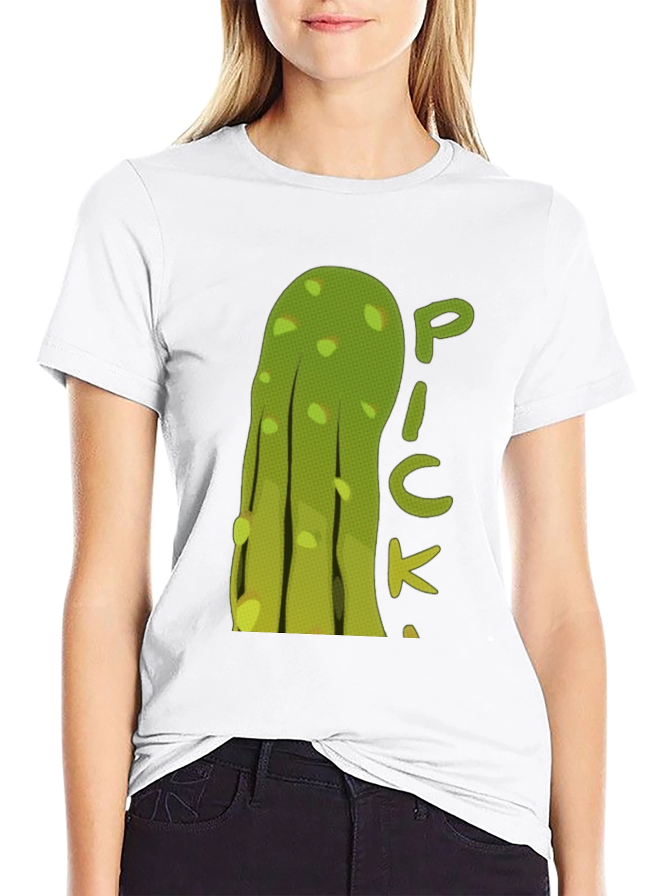 Pickle Rick Black T-Shirt
